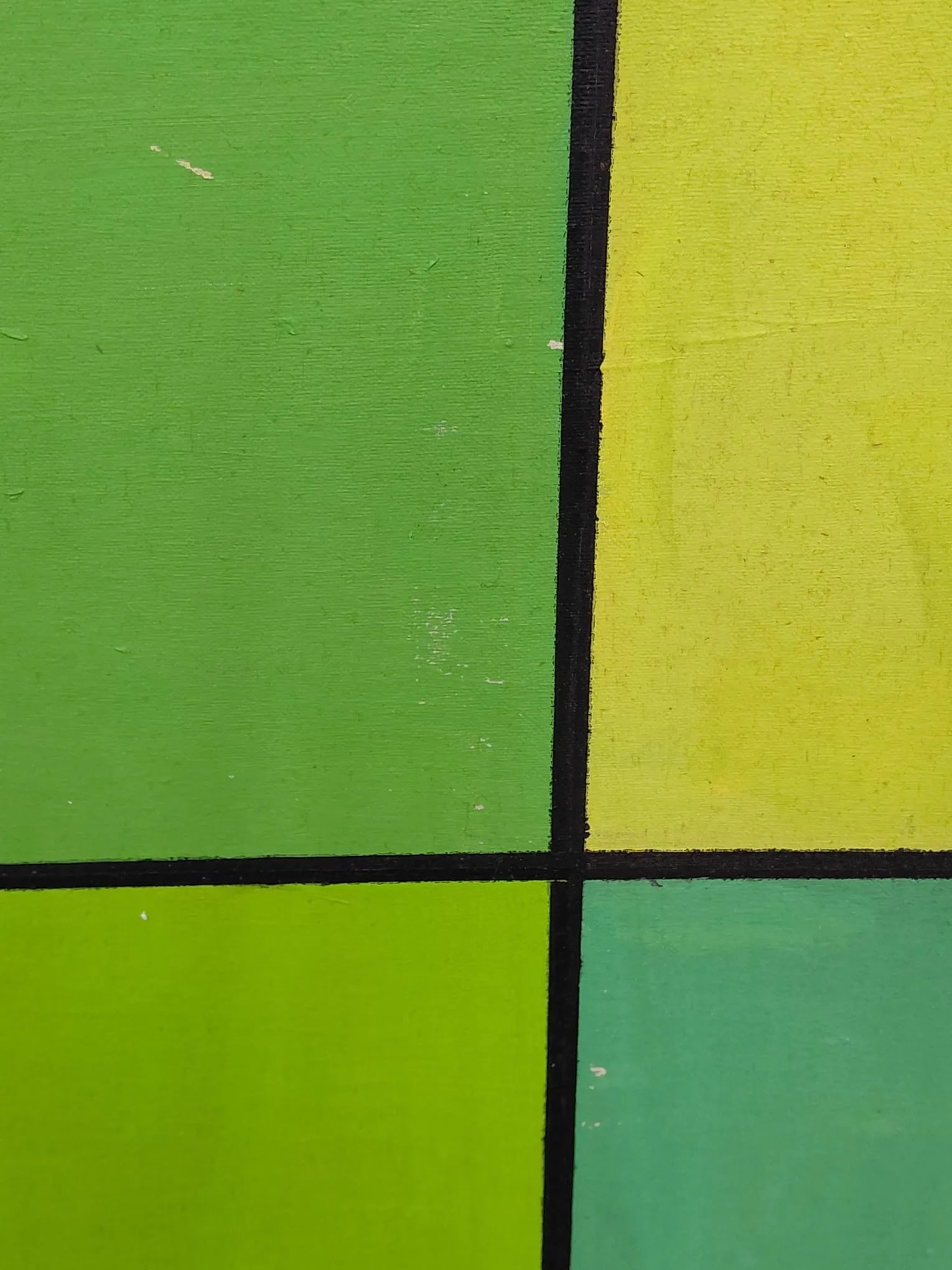 Framed Signed Untitled 1974 Geometric Painting Attributed to Ludwig Sander - 11