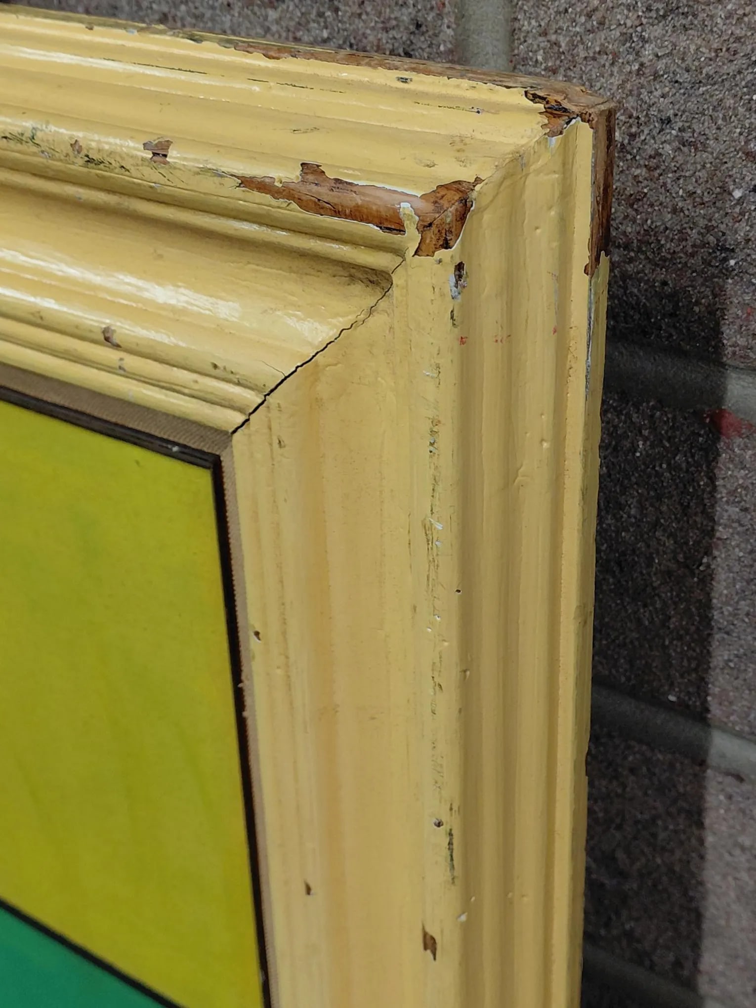 Framed Signed Untitled 1974 Geometric Painting Attributed to Ludwig Sander - 12