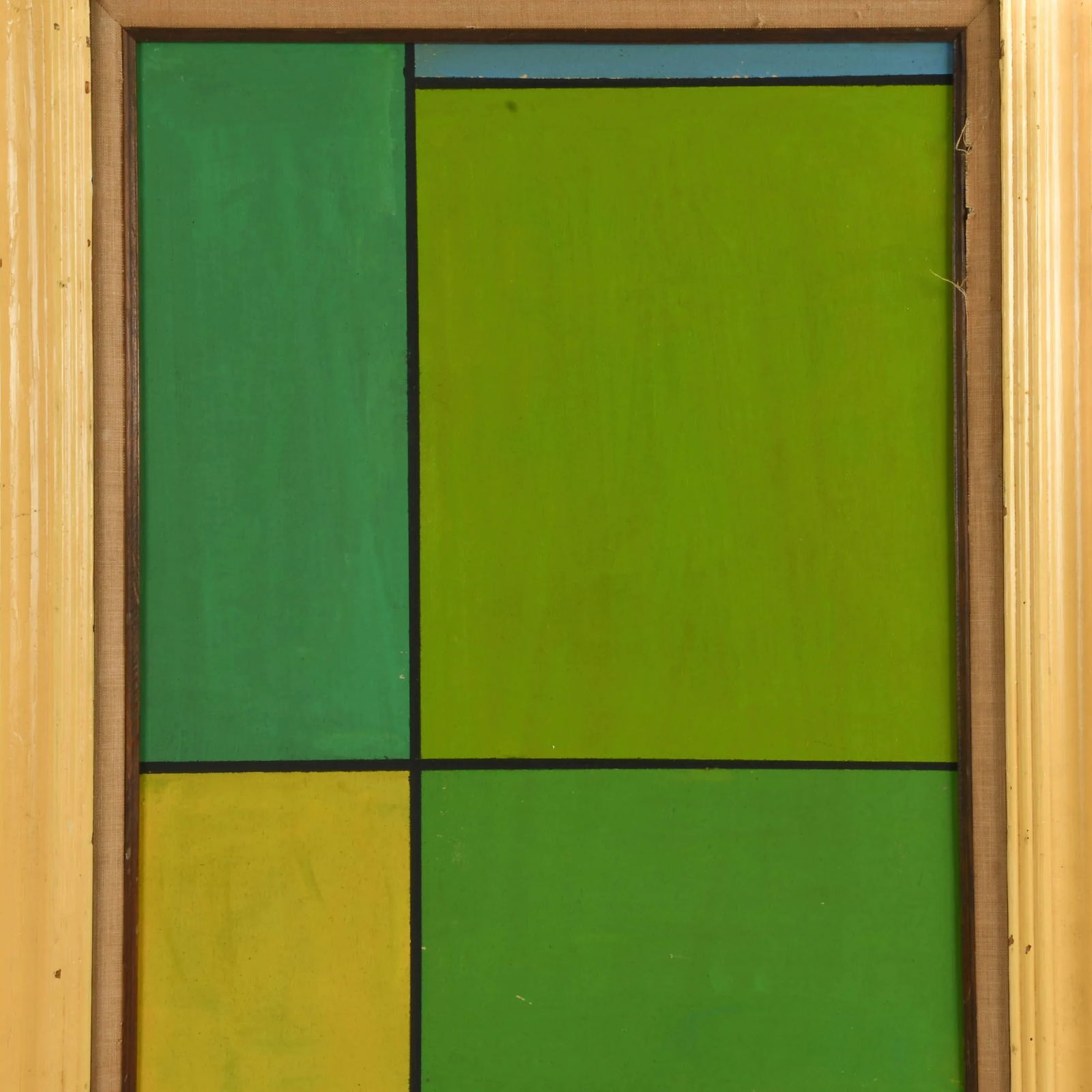 Framed Signed Untitled 1974 Geometric Painting Attributed to Ludwig Sander - 2