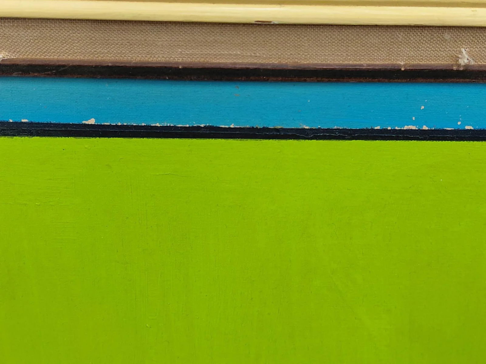 Framed Signed Untitled 1974 Geometric Painting Attributed to Ludwig Sander - 8