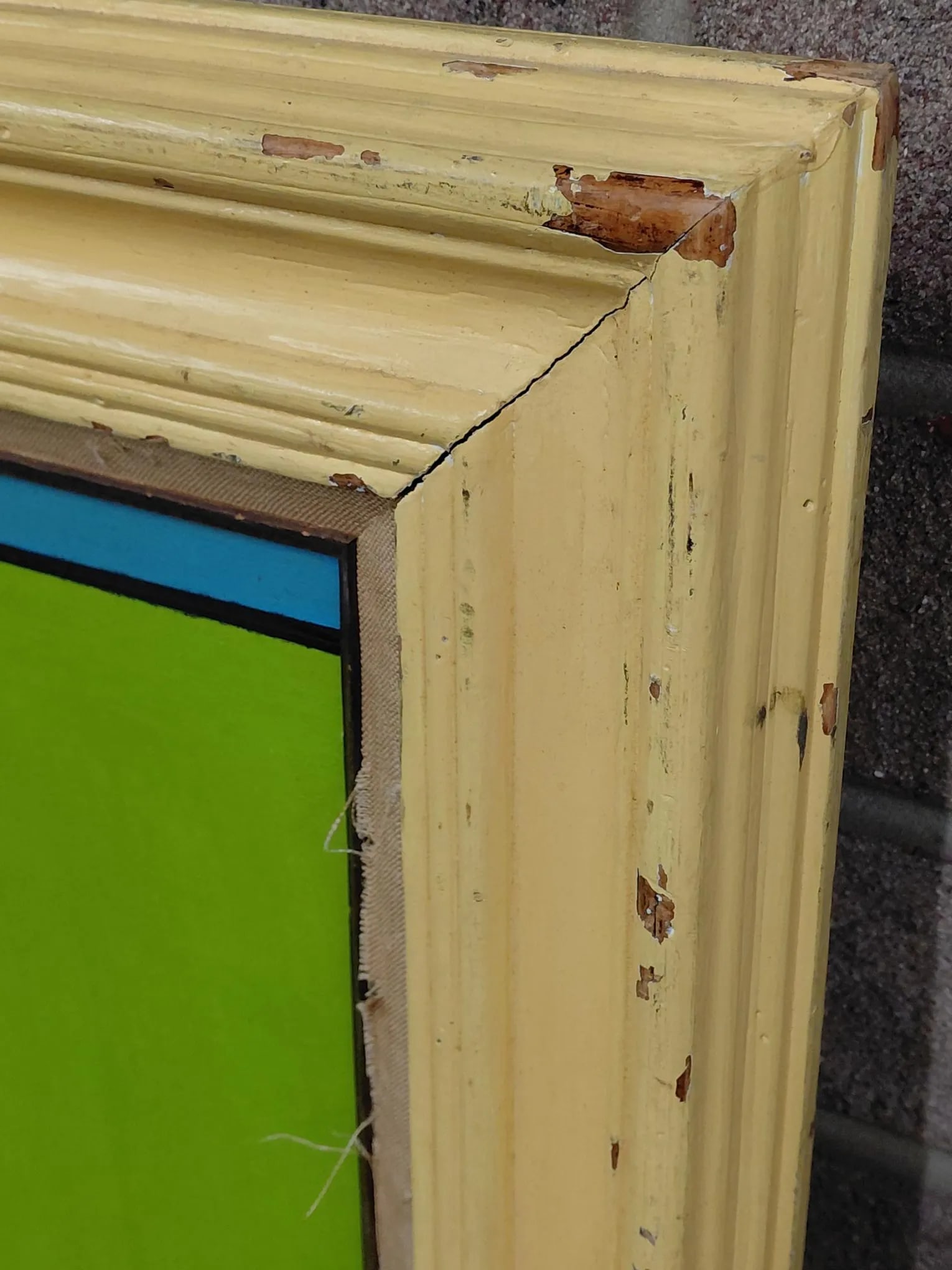 Framed Signed Untitled 1974 Geometric Painting Attributed to Ludwig Sander - 9