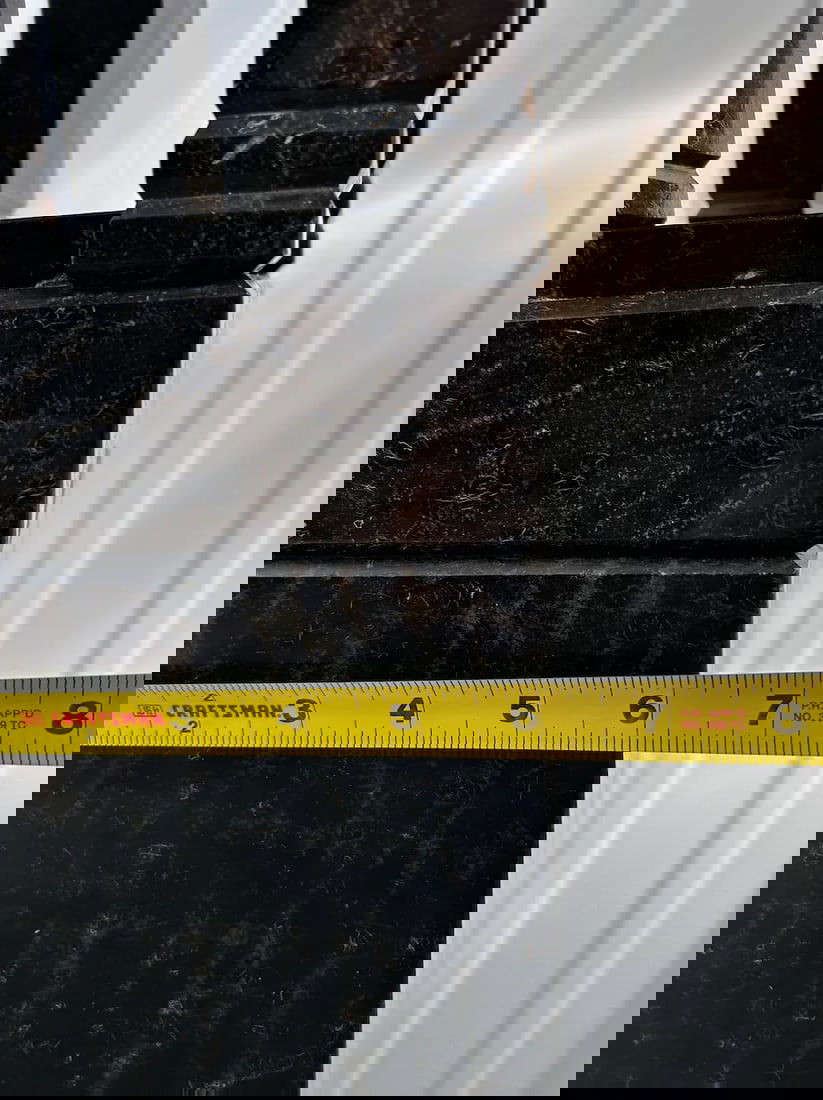 Art Deco Black Marble Pedestal - 12