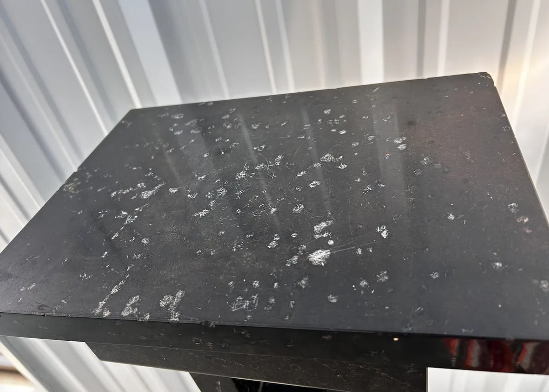 Art Deco Black Marble Pedestal - 14