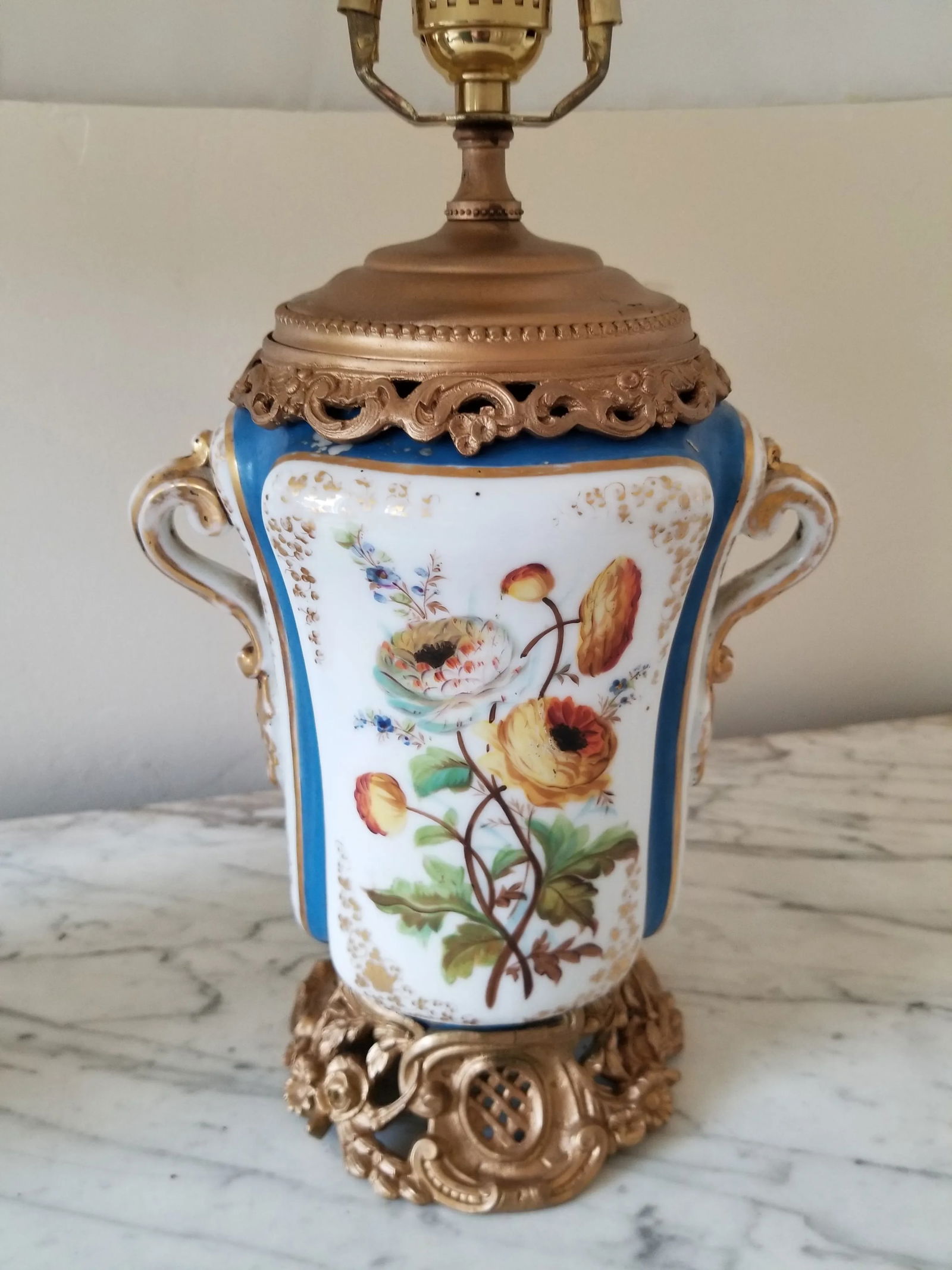 Antique Paris Porcelain Lamps - 6