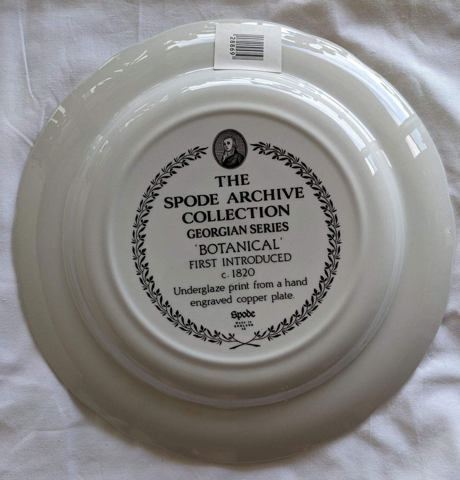 Beautiful Spode Plates Set of 4 Georgian Series Originally Introduced 1816-1830 - 3