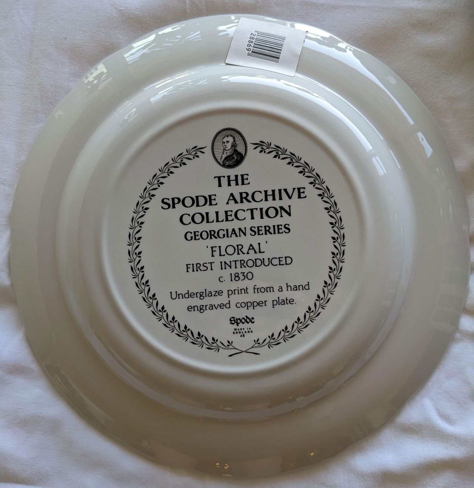 Beautiful Spode Plates Set of 4 Georgian Series Originally Introduced 1816-1830 - 5