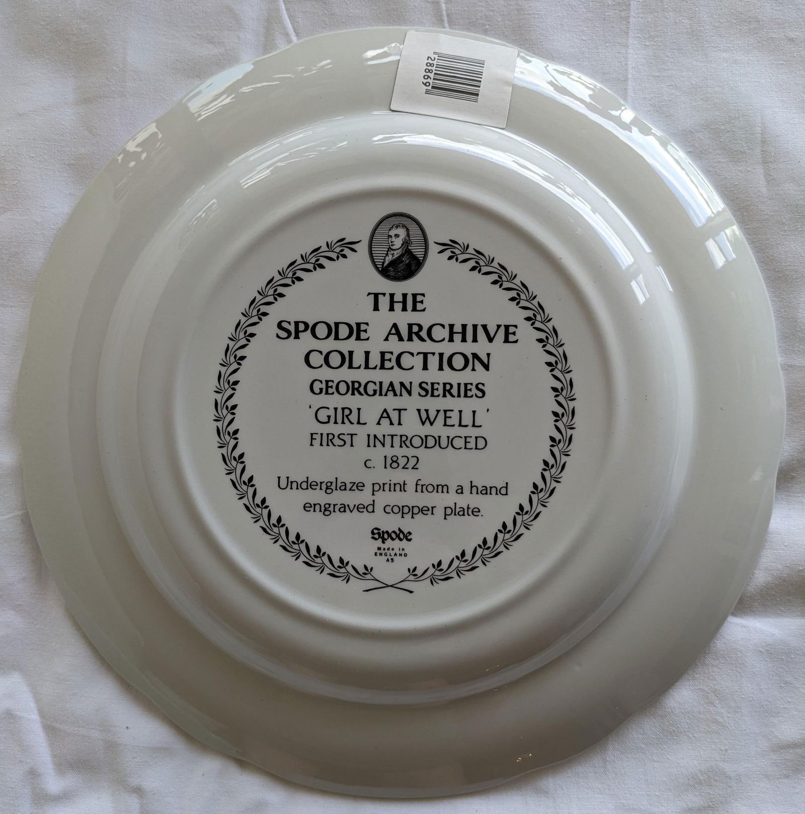 Beautiful Spode Plates Set of 4 Georgian Series Originally Introduced 1816-1830 - 7