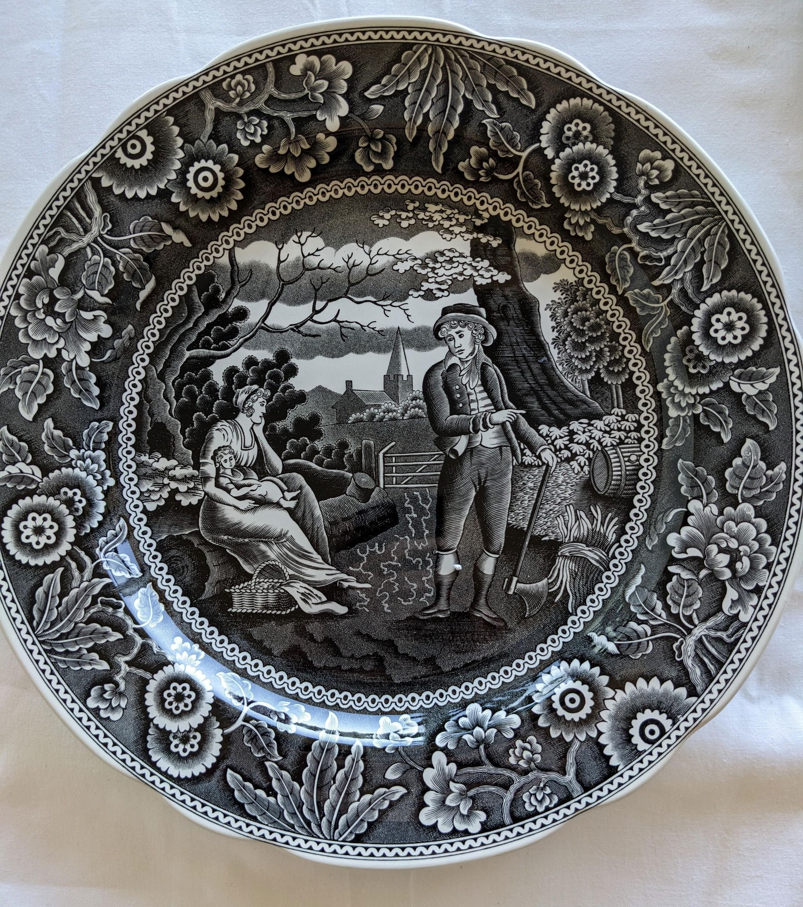 Beautiful Spode Plates Set of 4 Georgian Series Originally Introduced 1816-1830 - 8