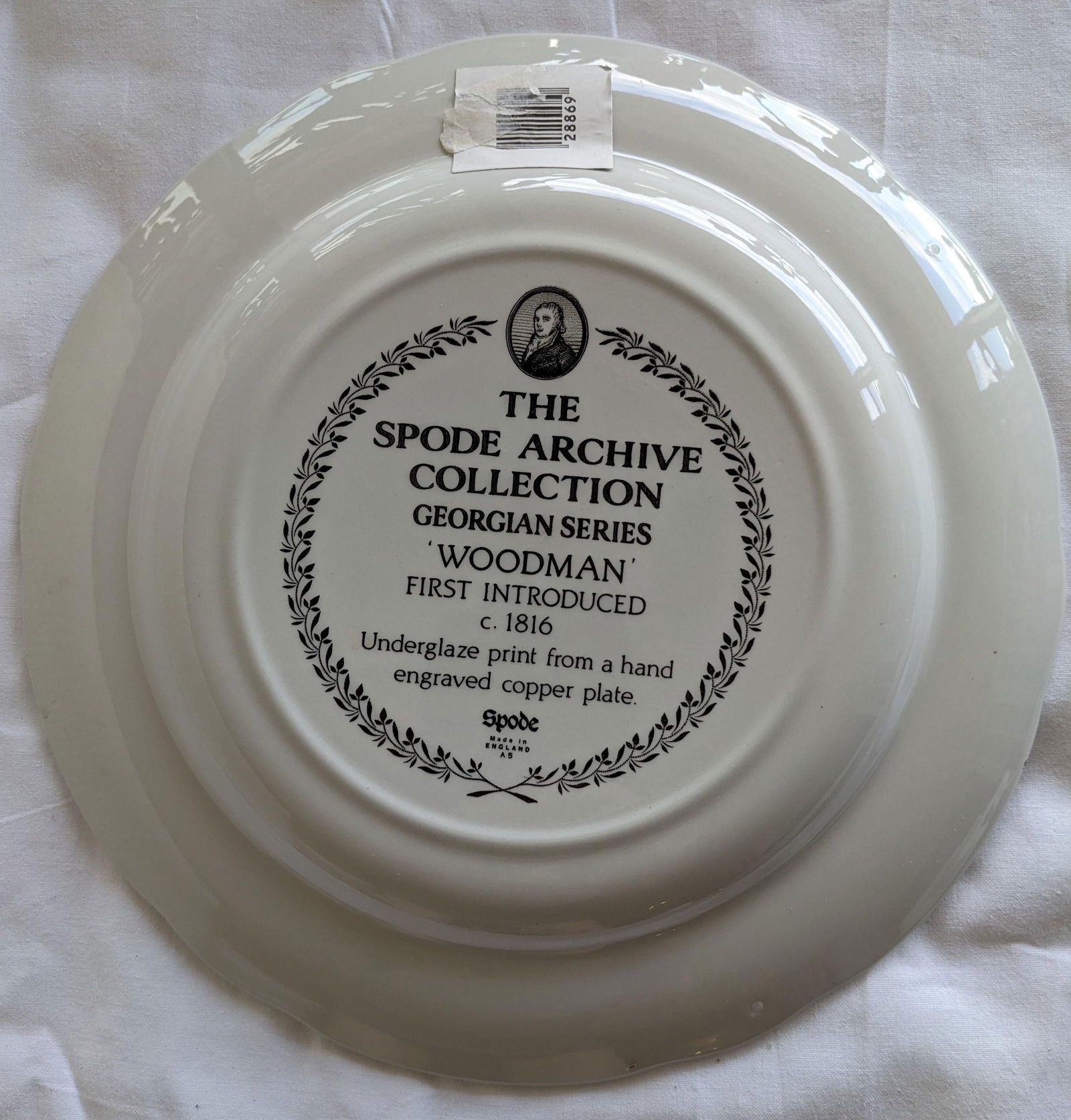 Beautiful Spode Plates Set of 4 Georgian Series Originally Introduced 1816-1830 - 9