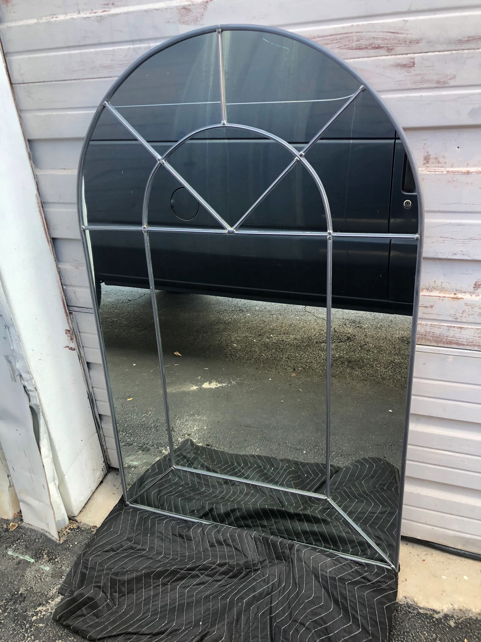 1970s Carol Canner for Carvers Guild Colonial Arch Design Wall Mount Mirror - 6