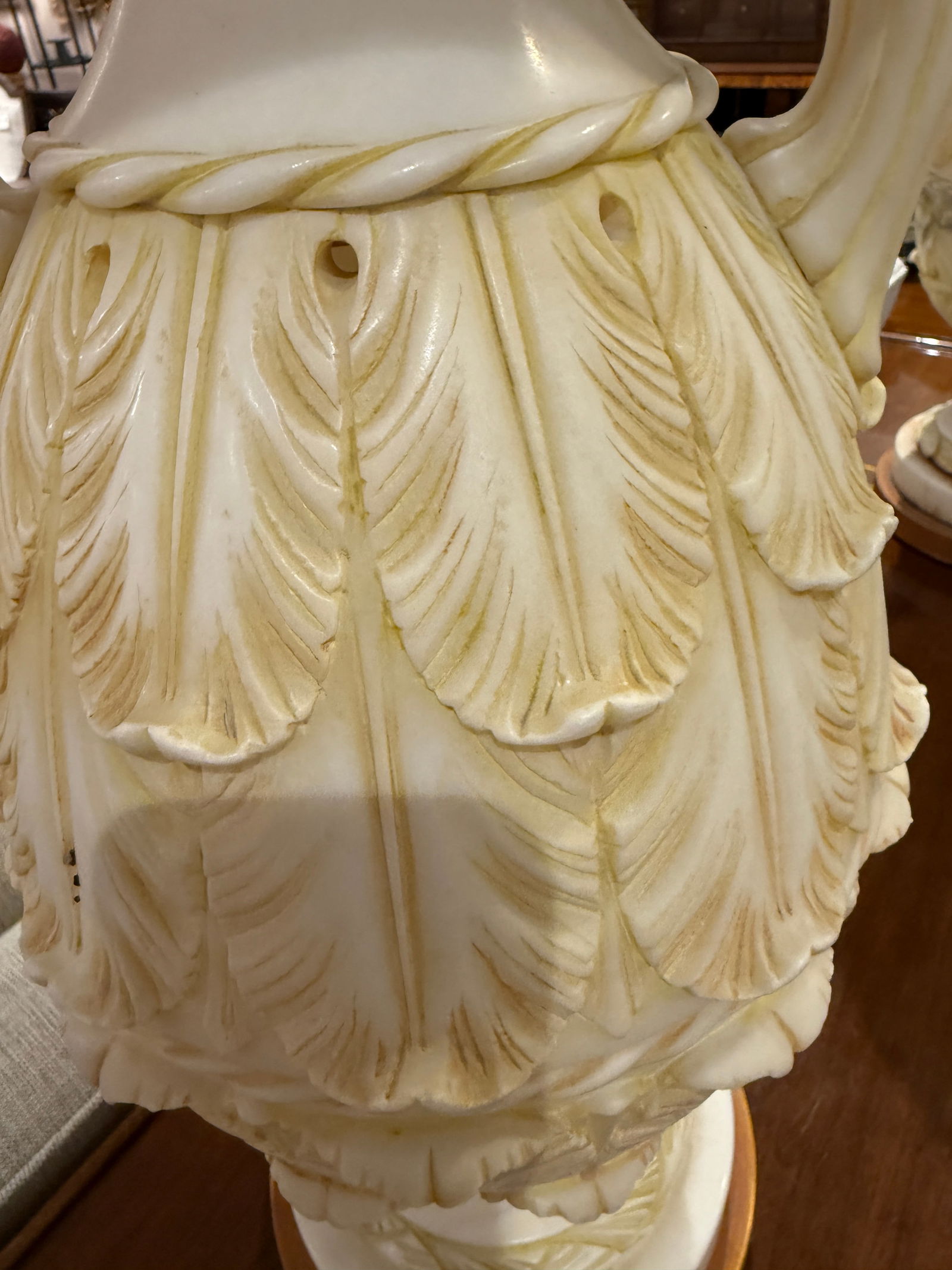 Marbro Alabaster Pair of Lamps - 5