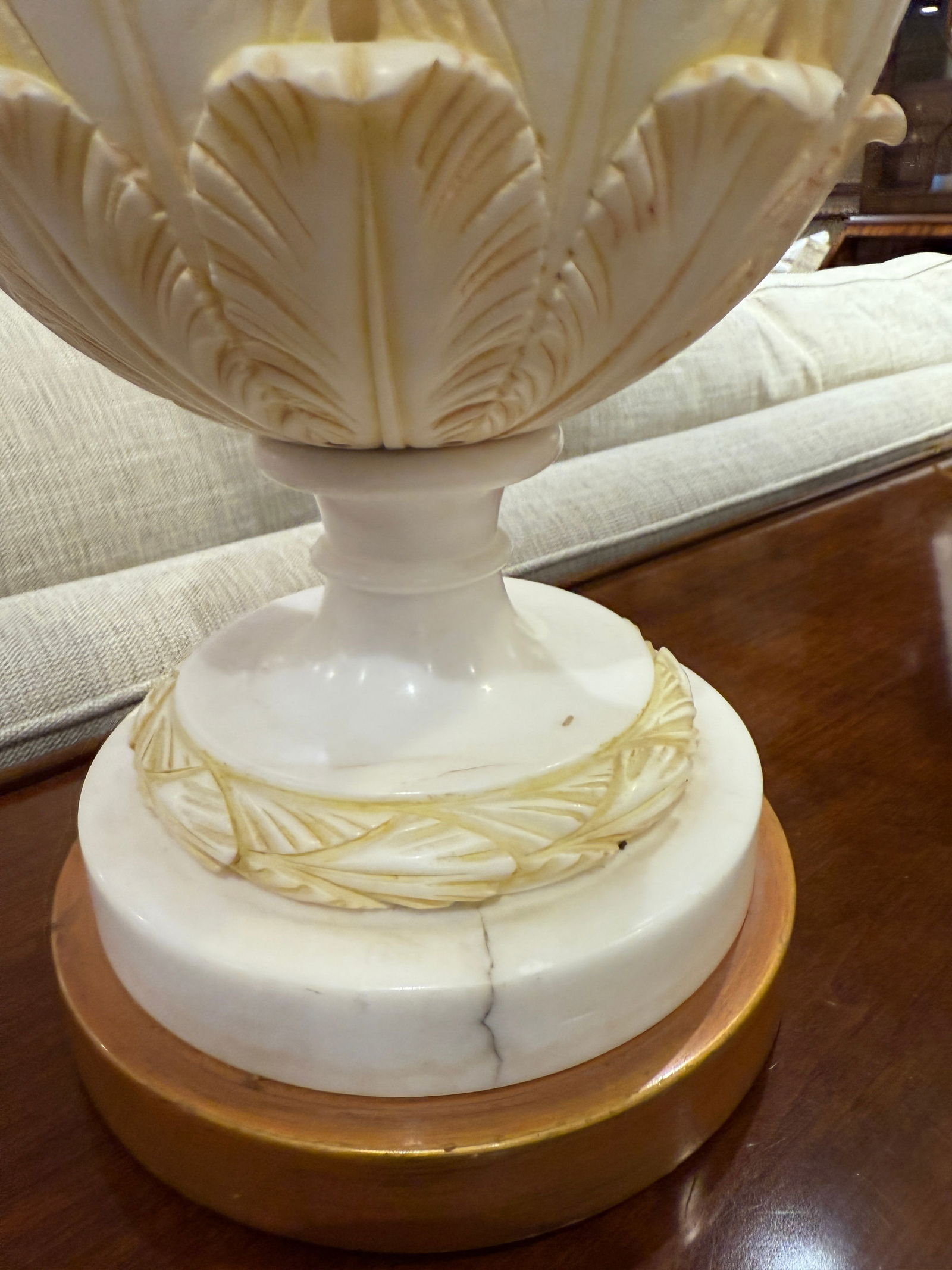 Marbro Alabaster Pair of Lamps - 6