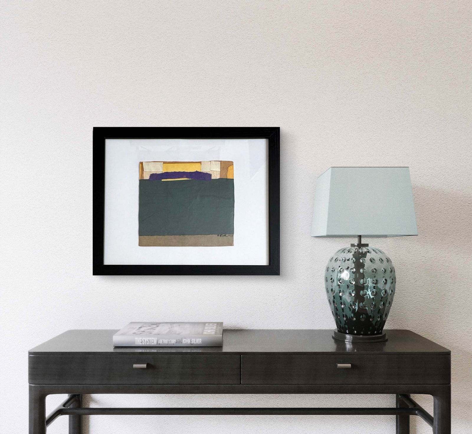 Barbara Beck 1968 Paper Collage Framed - 4