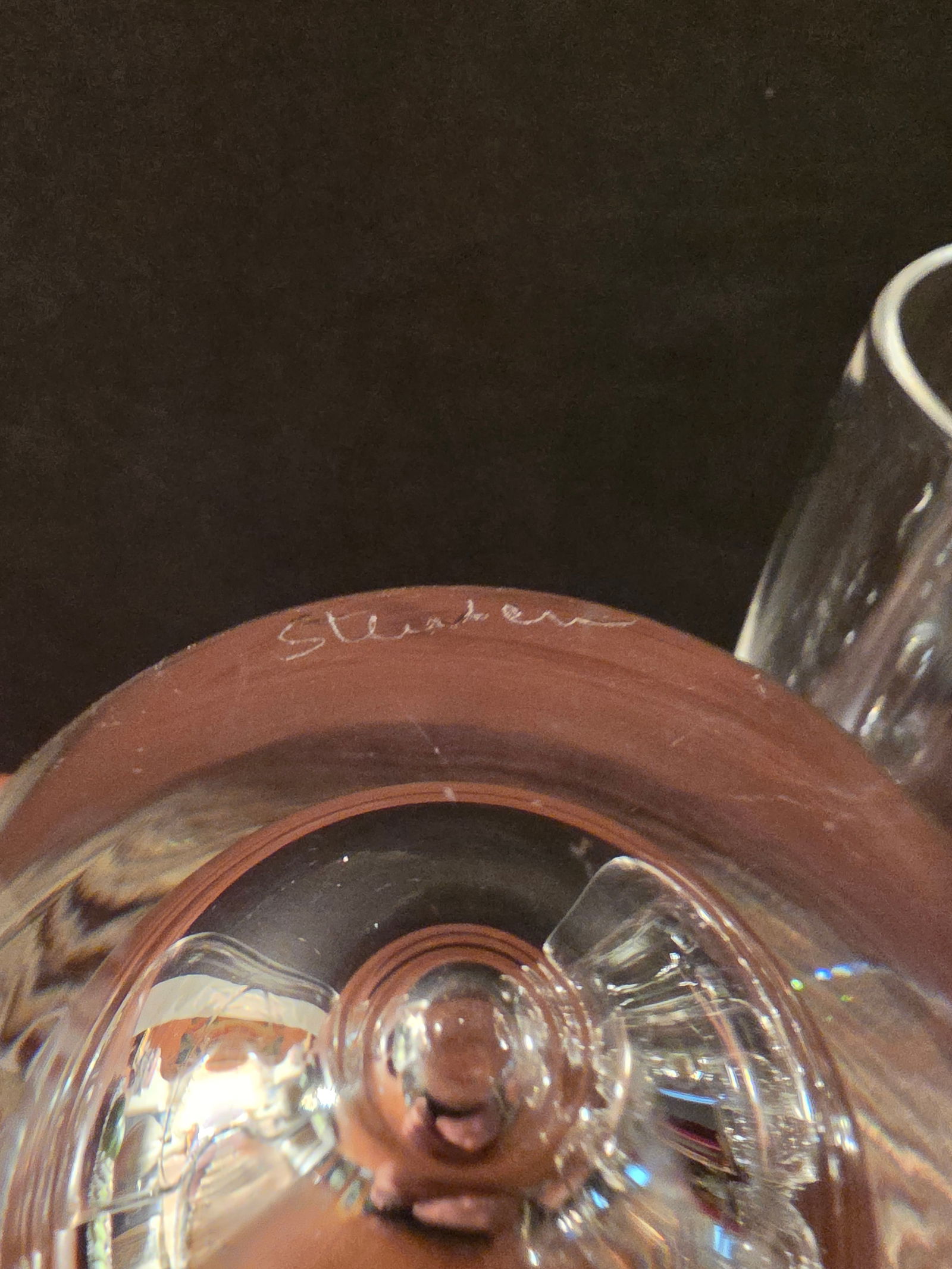 1980s Steuben Glass Tumblers Monogramed - Set of 10 - 5