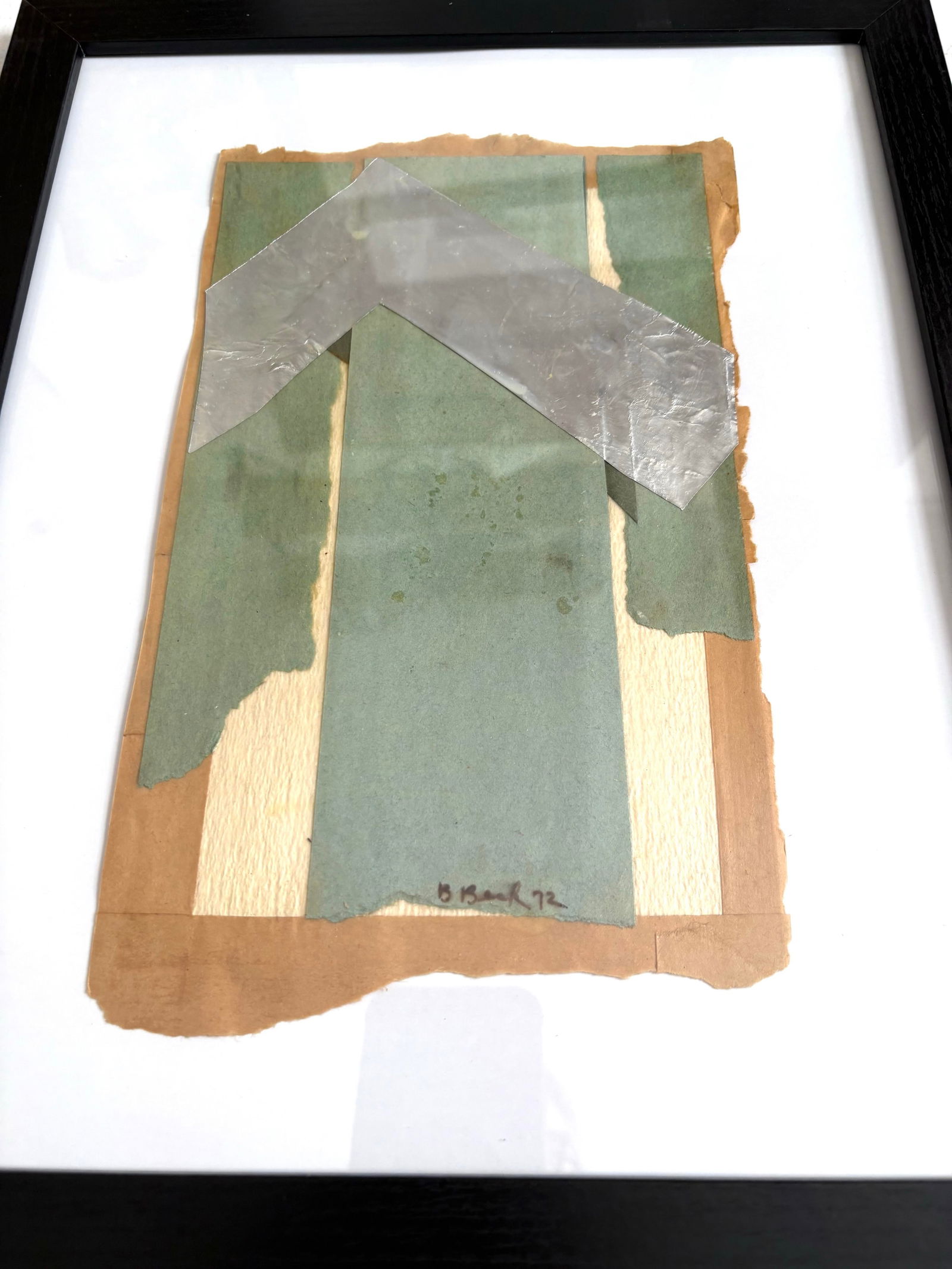 Barbara Beck 1972 Paper Collage - 2
