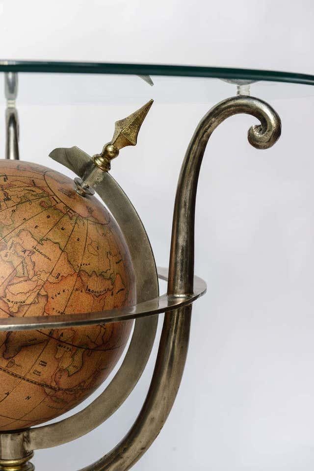 Vintage Italian Globe Glass Coffee Table - 9