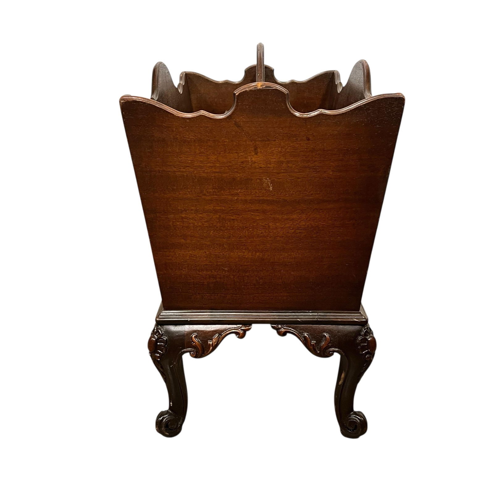 Vintage Grand Rapids Mahogany French Country Magazine Rack - 4