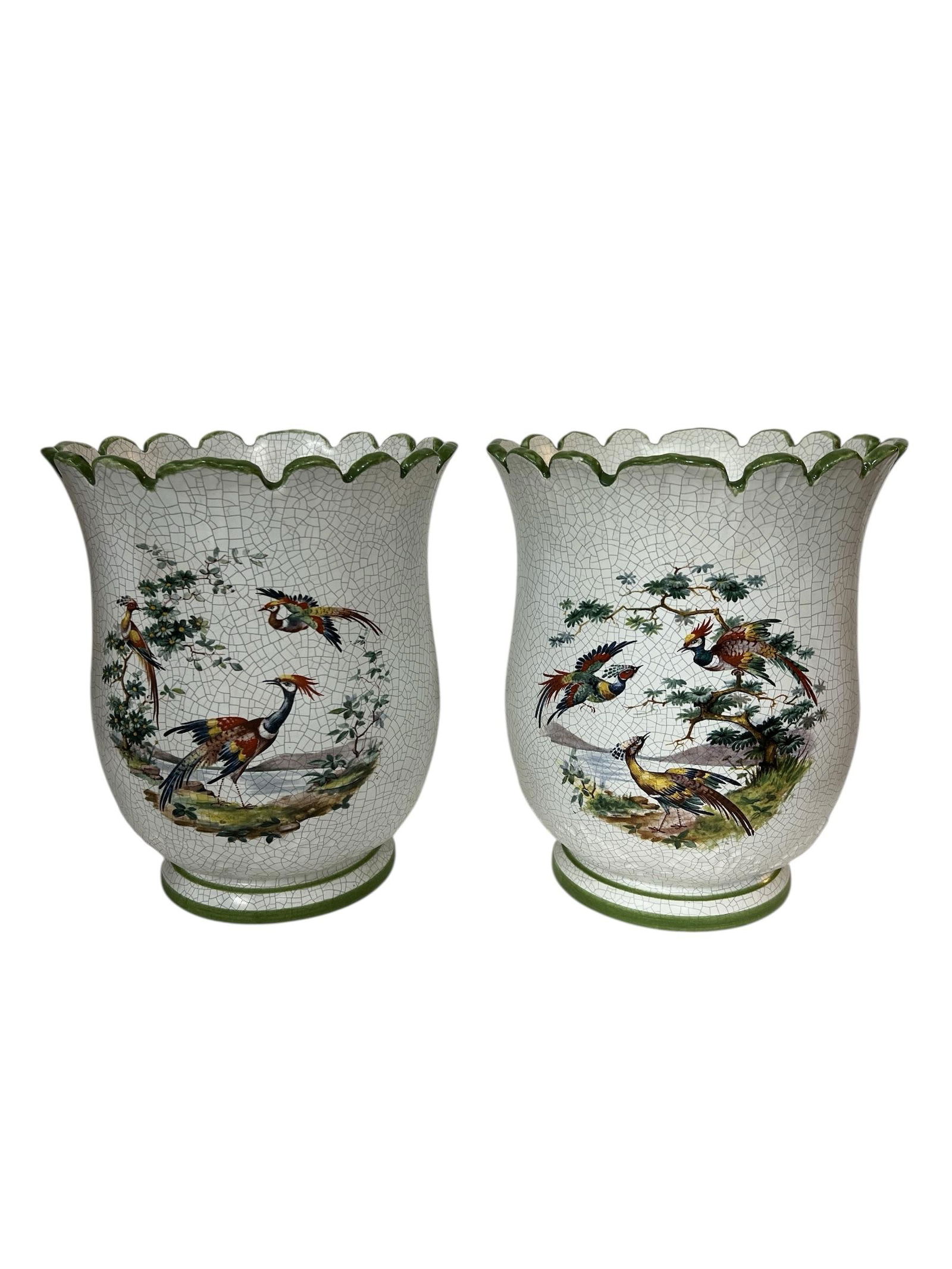 Meiselman Made in Portugal Vases Cache Pot - A Pair - 2