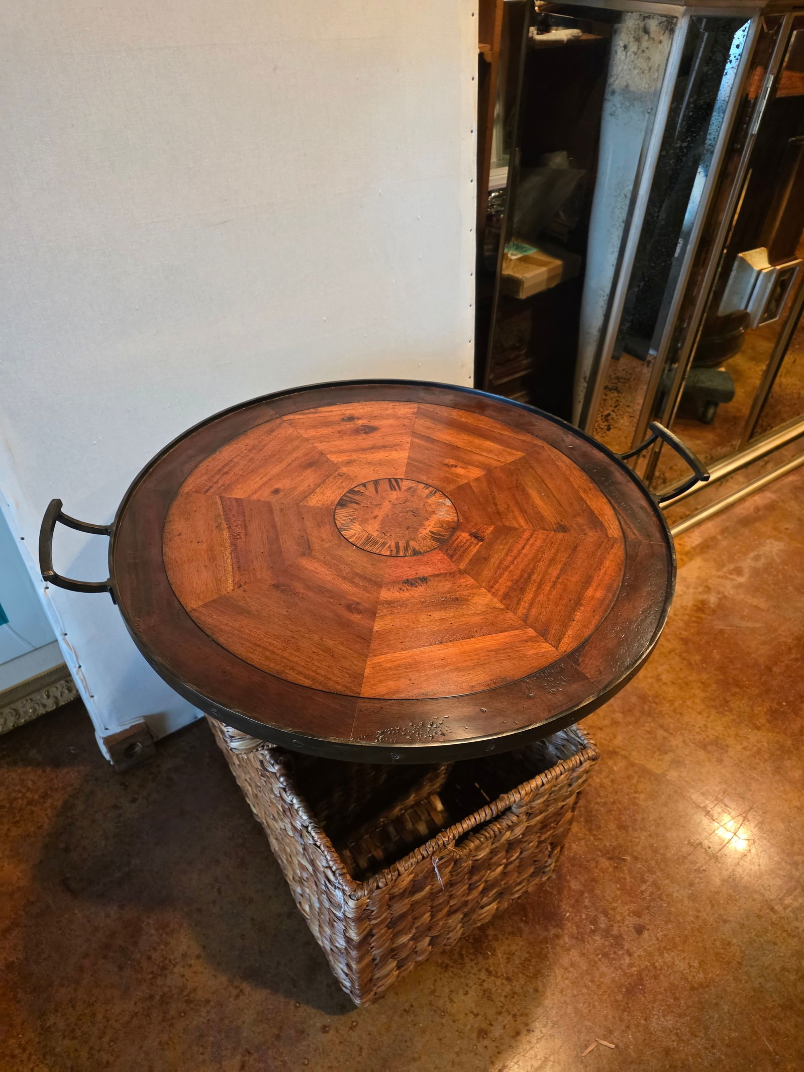 Rustic European Style Serving Tray - 12