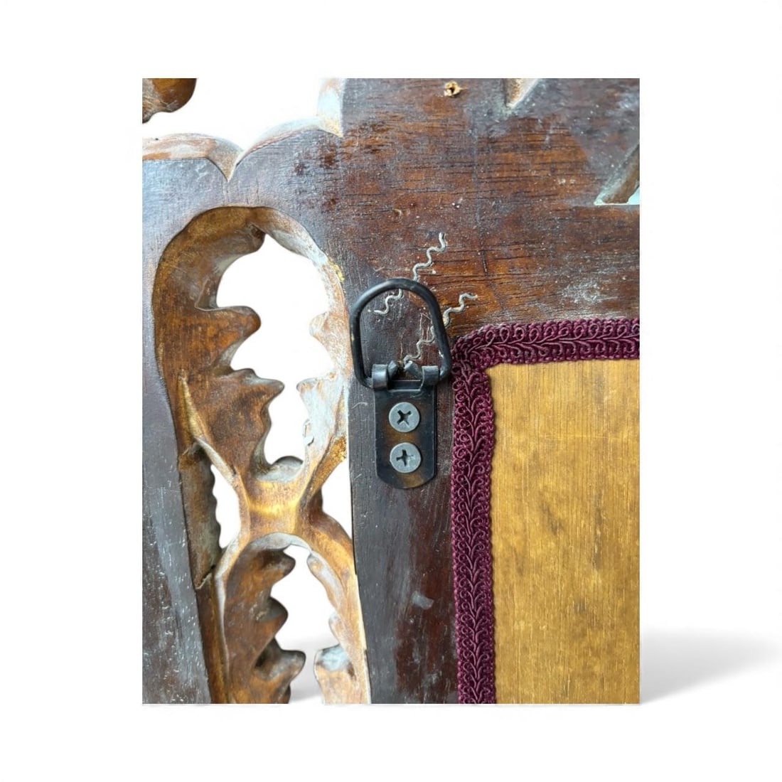 Louis XVI Giltwood Mirror With Urn Crest & Pierced Ribbonwork "” 56"³ Neoclassical - 10