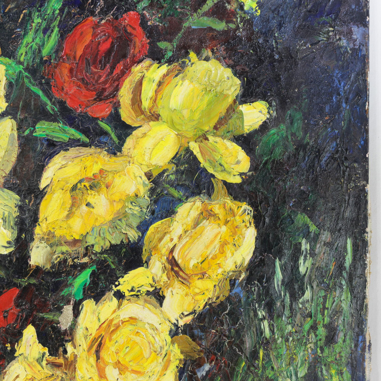 Nandor Vagh Weinmann Impasto Floral Still Life Oil Painting - 8