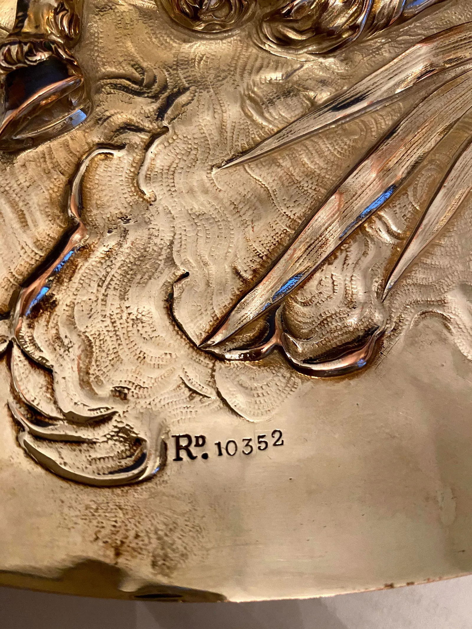 Vintage English Silver Plate Repoussé Charger by Elkington and Co. - 9