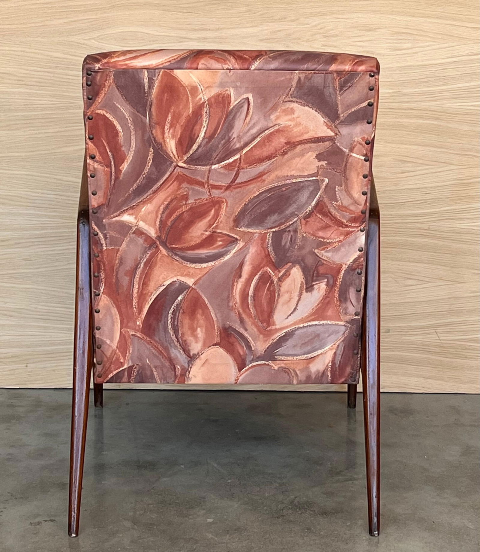 Mid 20th Century Pair of Scandinavian Mid-Century Modern Colorful Teak Club Armchairs - 12