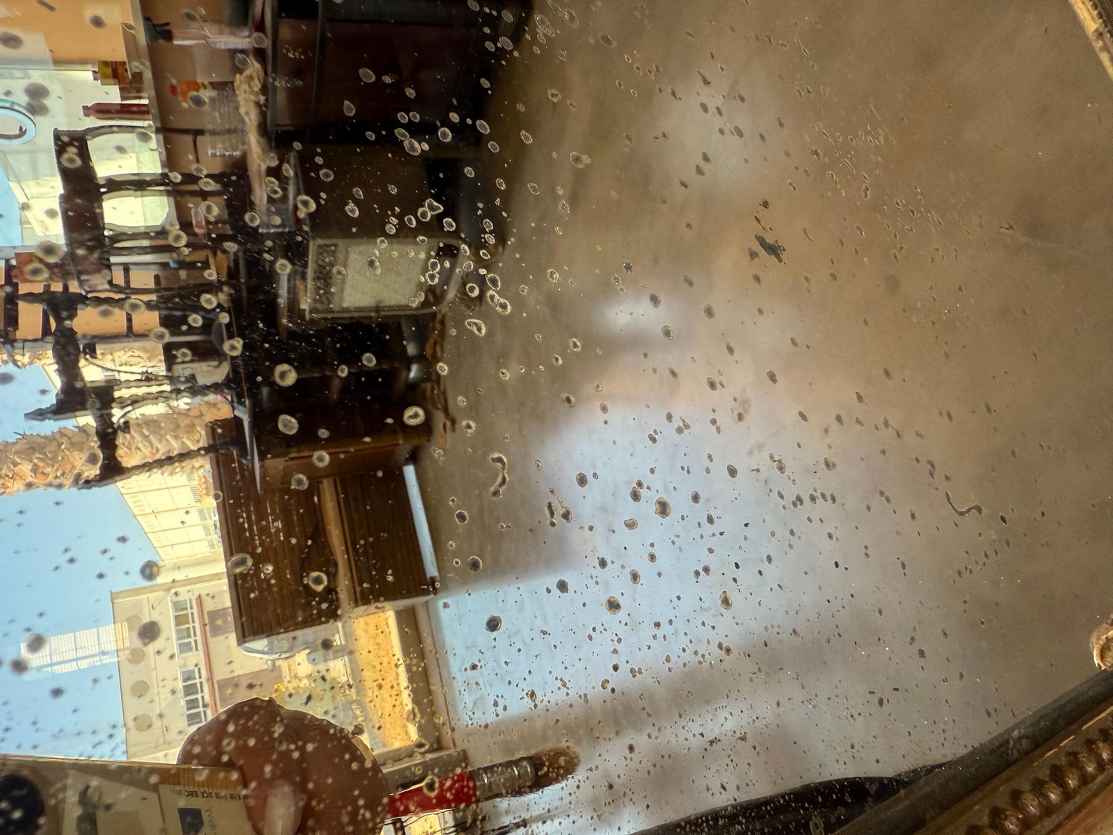 French 19th Century Large Vertical Gold Gilt Mirror with Floral crest - 5