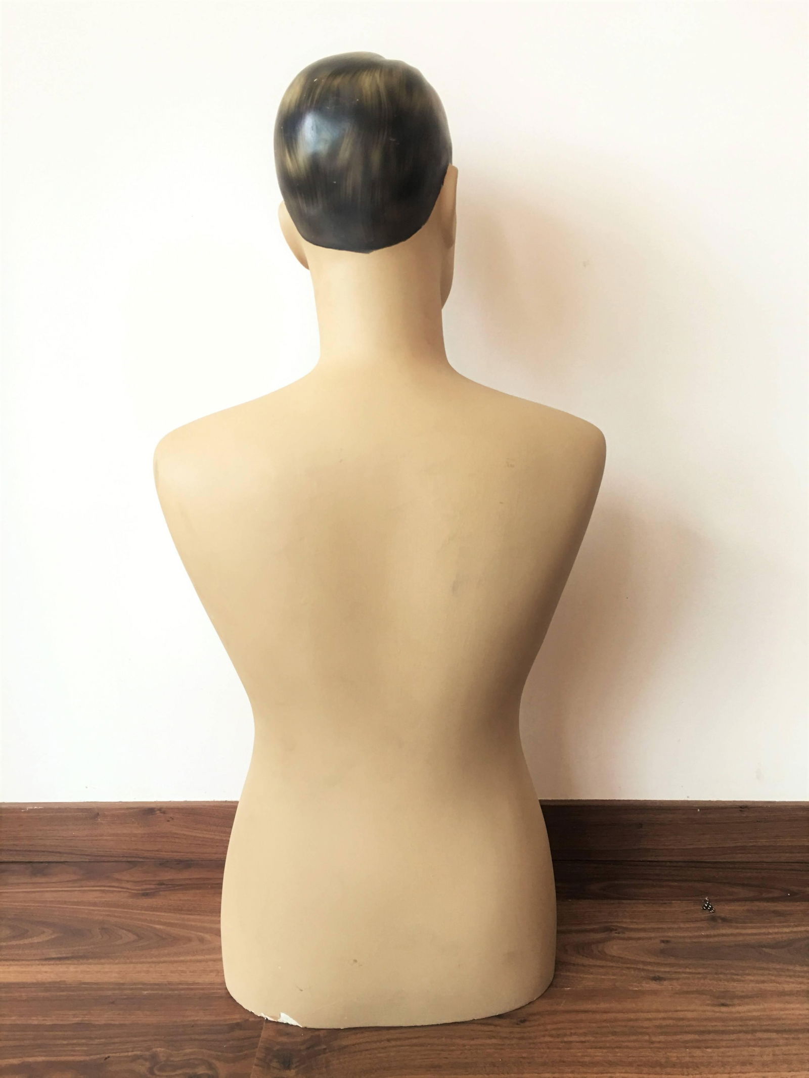 Mid 20th Century Art Deco Plaster Bust, Painted Mannequin - 5