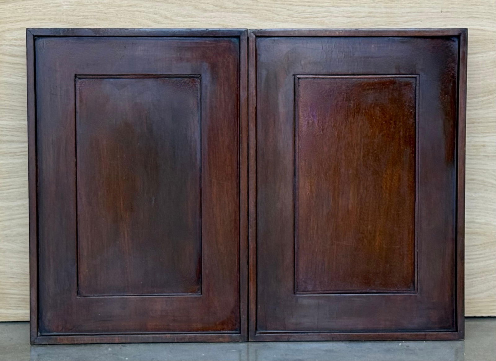 Mid Century Modern Italian Foldable Valet in Mahogany with Hanger - 17