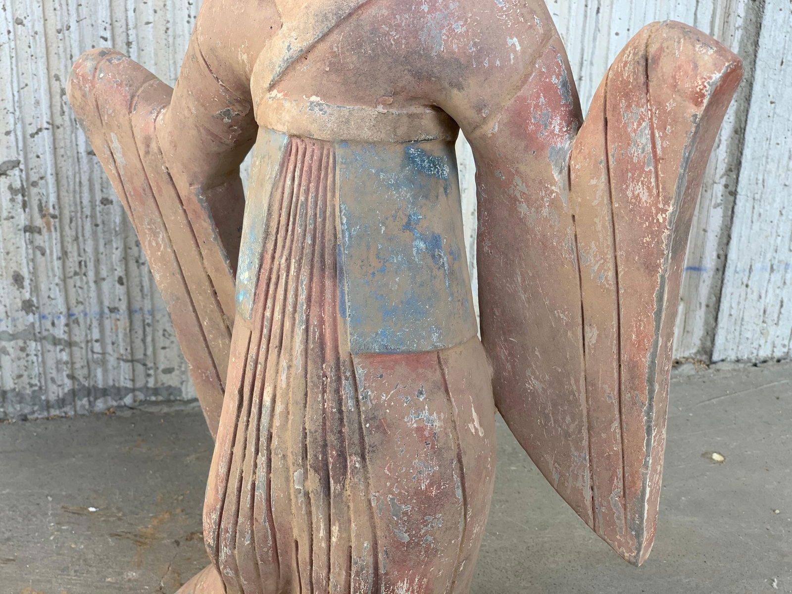 Late 20th Century Pottery Figure Seductress & Dancer Lady, Han Style Terracotta - 12