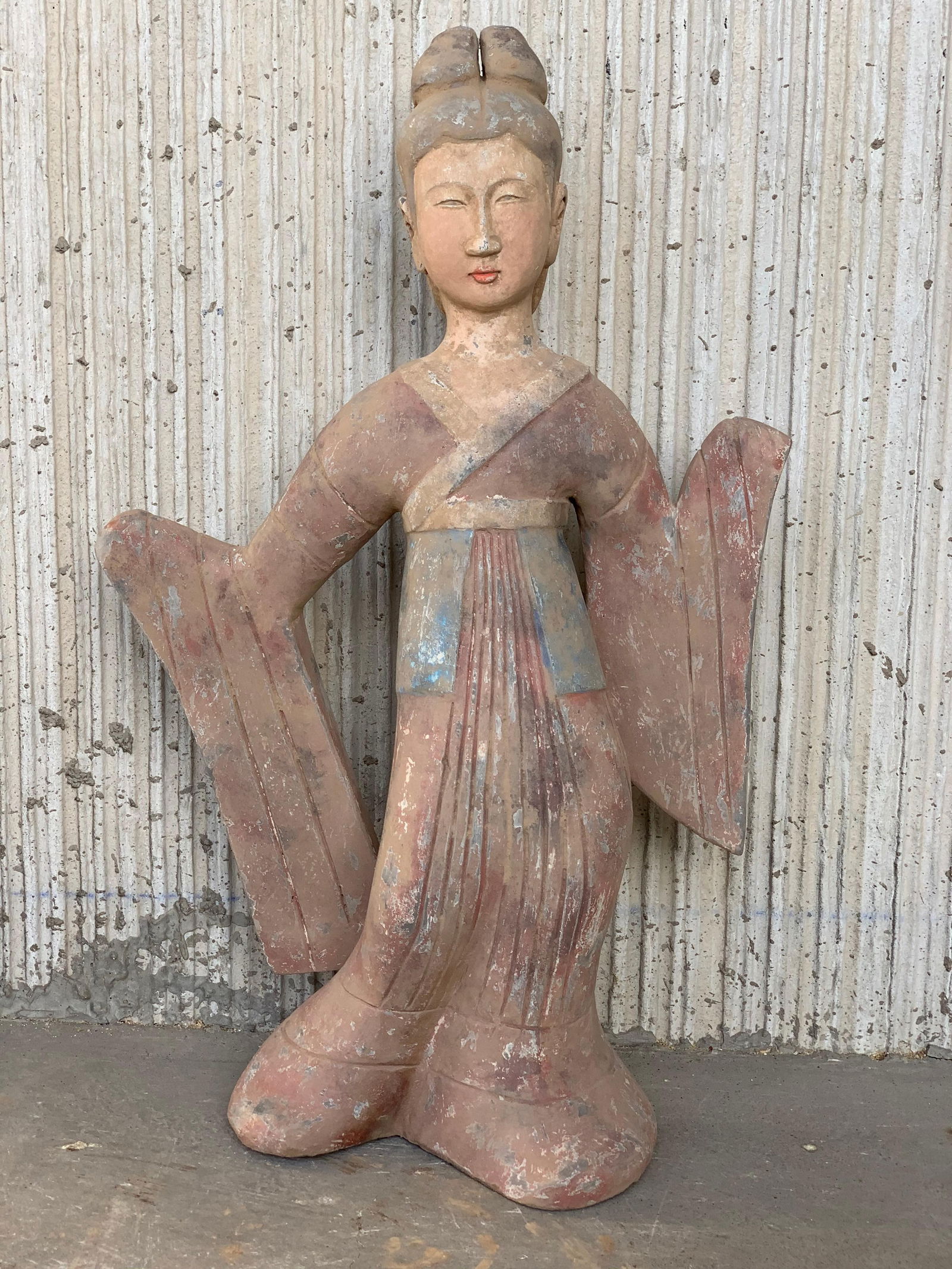 Late 20th Century Pottery Figure Seductress & Dancer Lady, Han Style Terracotta - 17