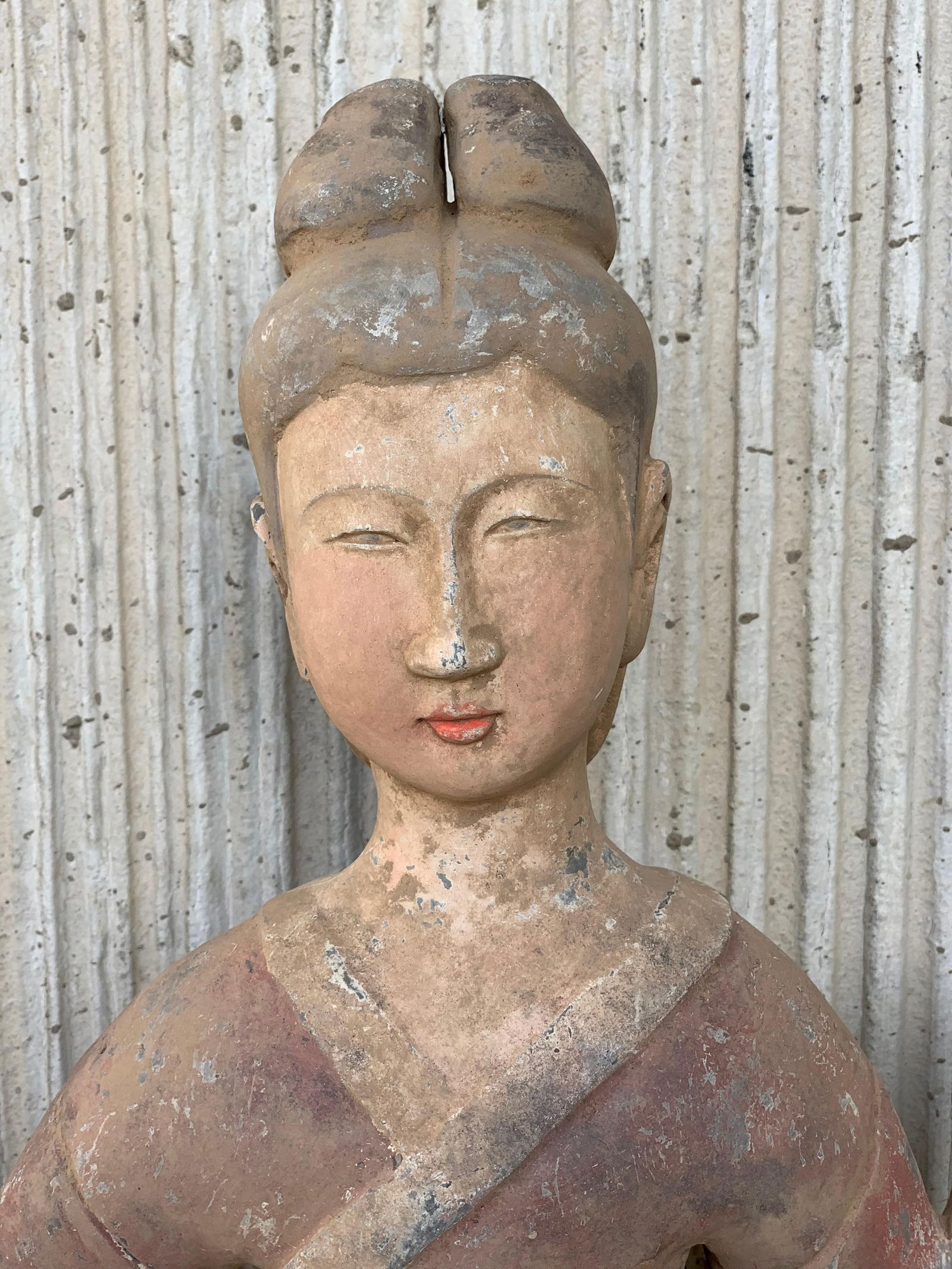 Late 20th Century Pottery Figure Seductress & Dancer Lady, Han Style Terracotta - 4