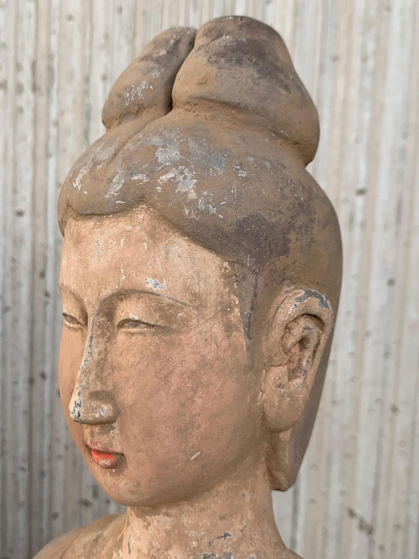 Late 20th Century Pottery Figure Seductress & Dancer Lady, Han Style Terracotta - 6