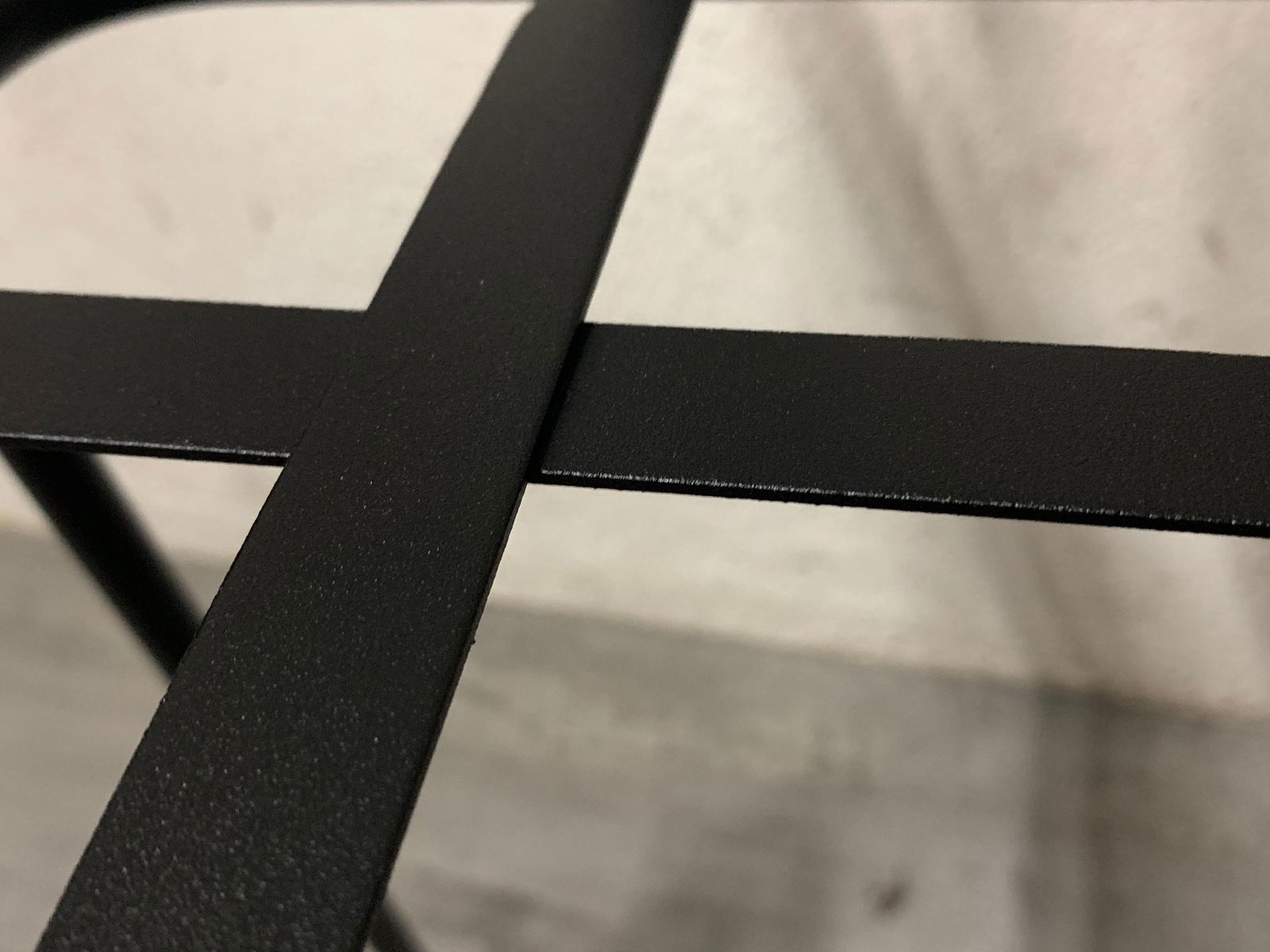 Set of 2 Garden or Dinning Armchairs in Black Wrought Iron, Indoor & Outdoor - 9