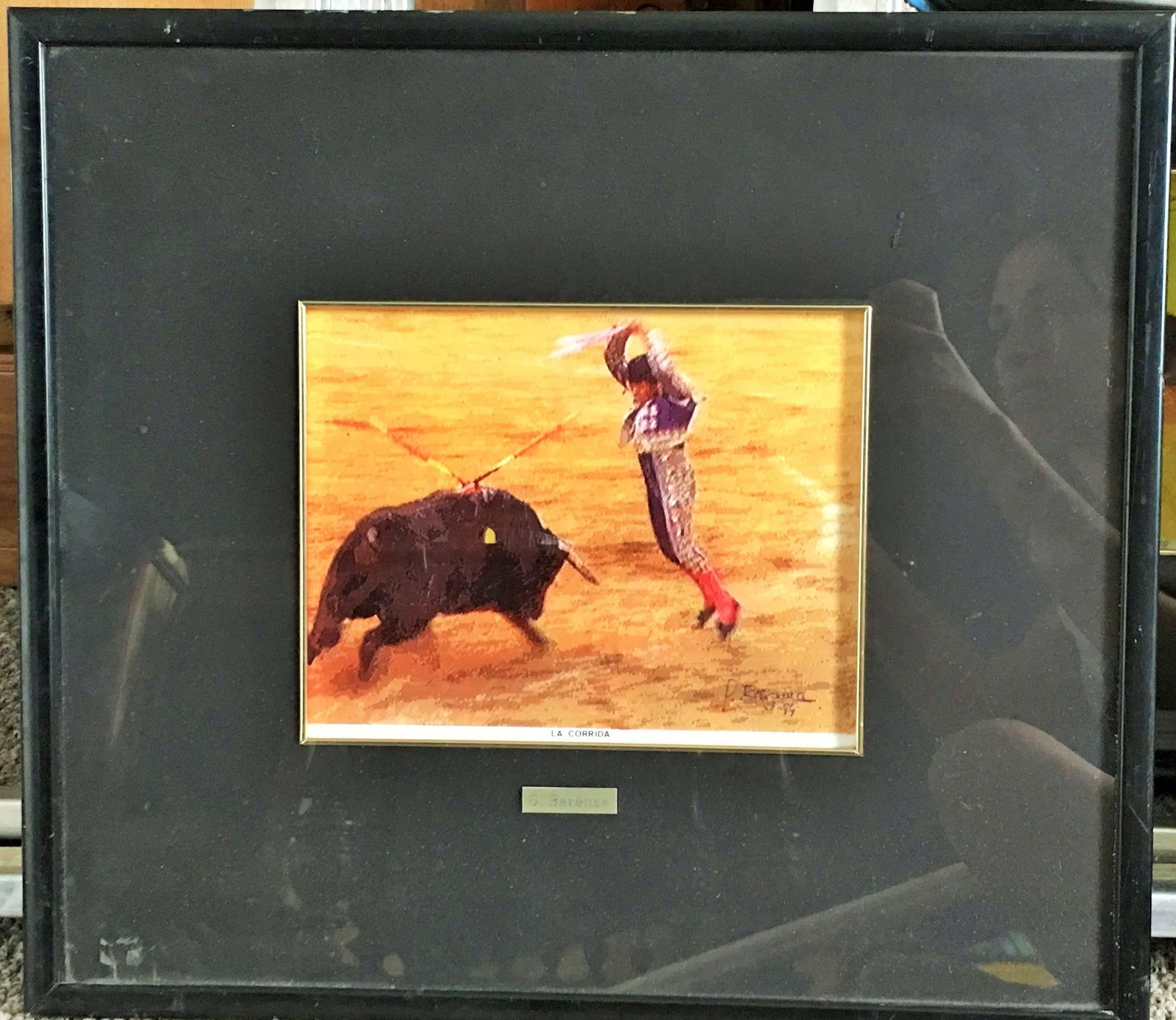 Barenca, 1994, Spain., Set of Four Lithography about Bull Fight - 11