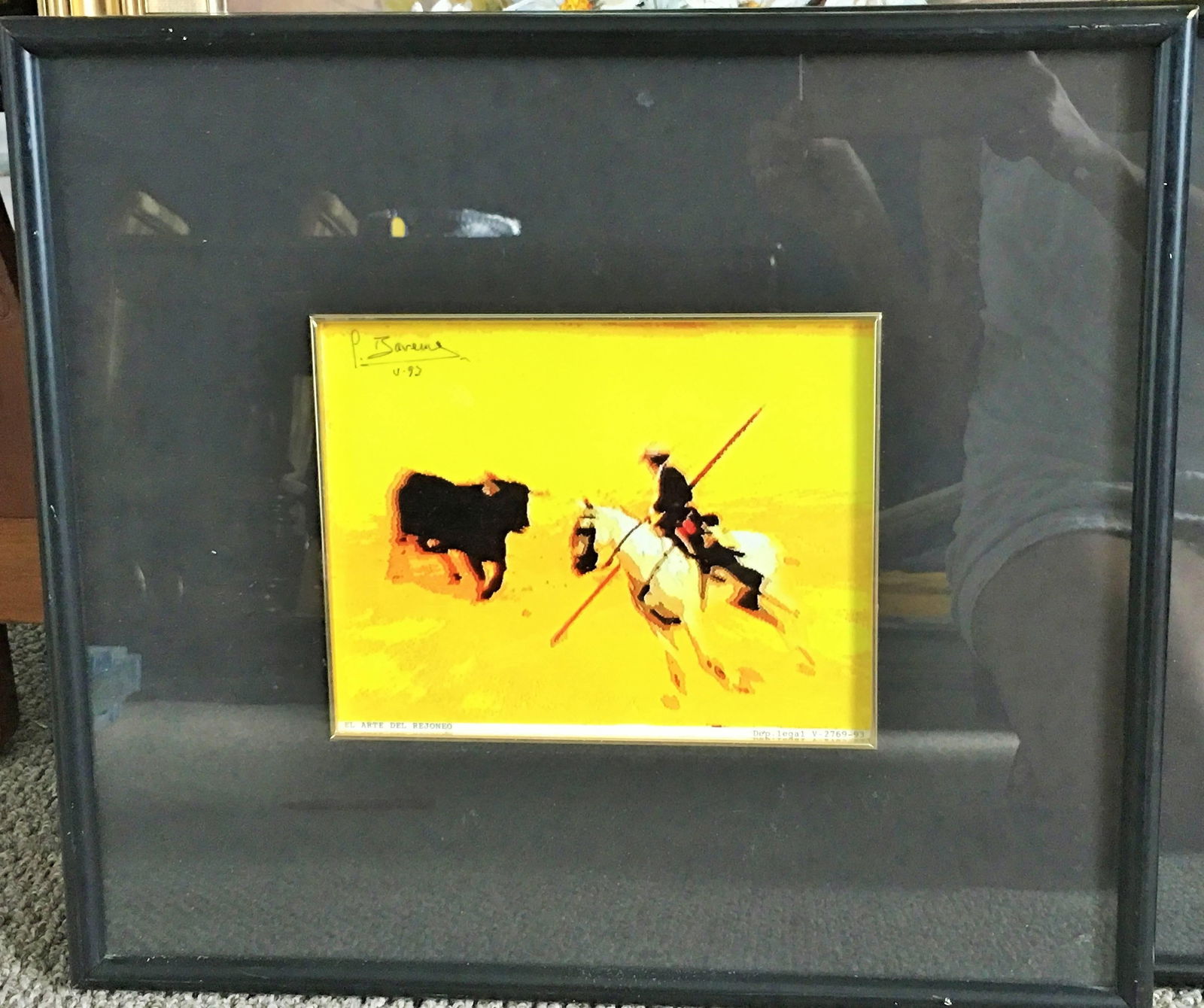 Barenca, 1994, Spain., Set of Four Lithography about Bull Fight - 18