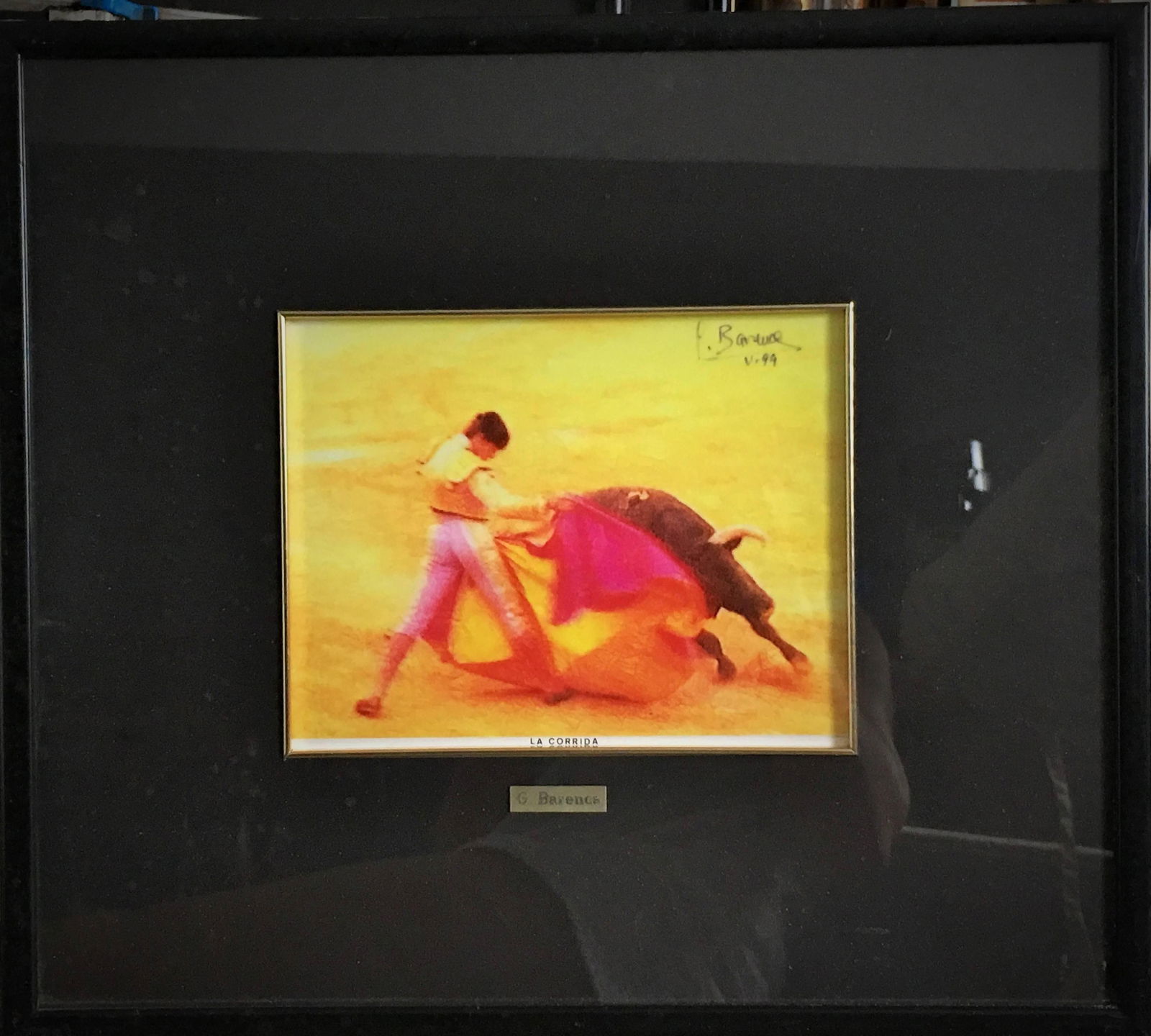 Barenca, 1994, Spain., Set of Four Lithography about Bull Fight - 9