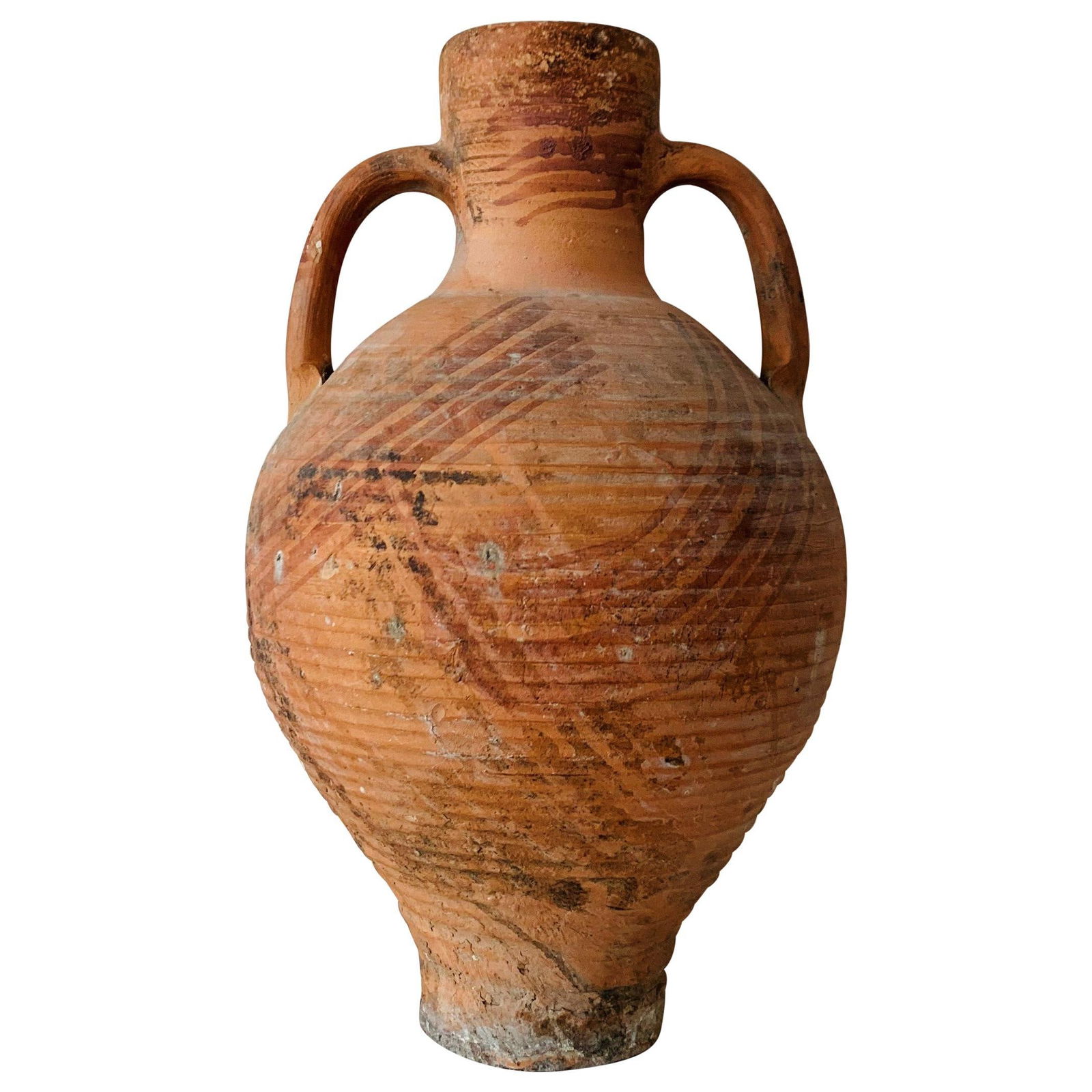 19th Century Picher "Cantaro" from Calanda, Spain, Terracotta Vase - 15