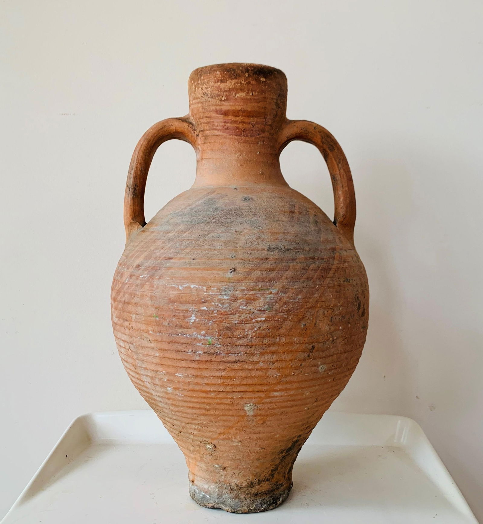 19th Century Picher "Cantaro" from Calanda, Spain, Terracotta Vase - 16
