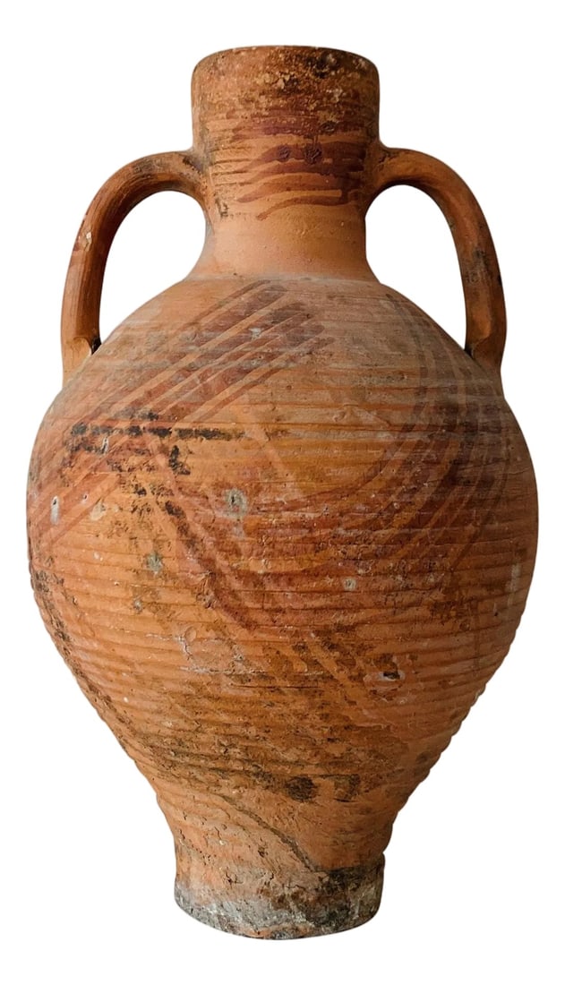 19th Century Picher "Cantaro" from Calanda, Spain, Terracotta Vase (1 of 18)