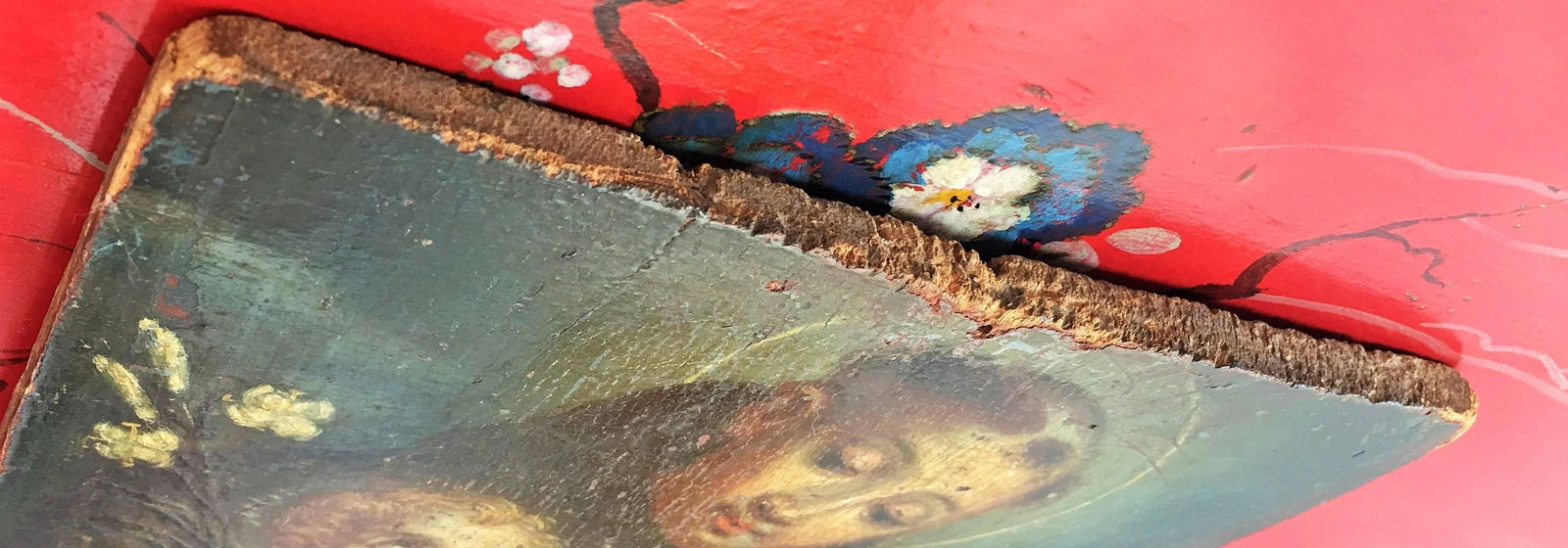 17th Century Original Oil on Panel of St. Anthony of Padua , by Unidentified Artist - 4