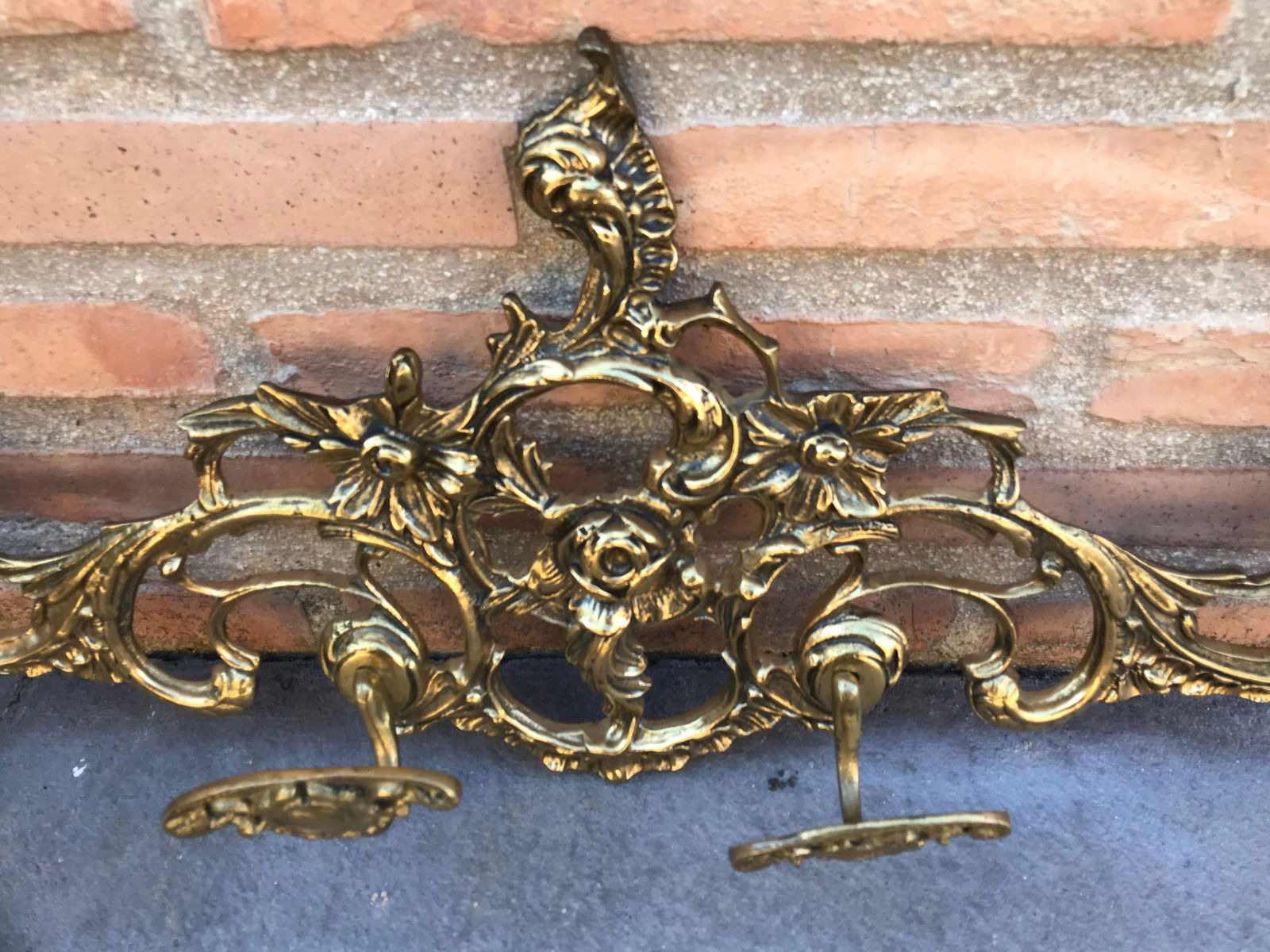 20th Century French Bronze Wall-Mounted Coat Rack - 3
