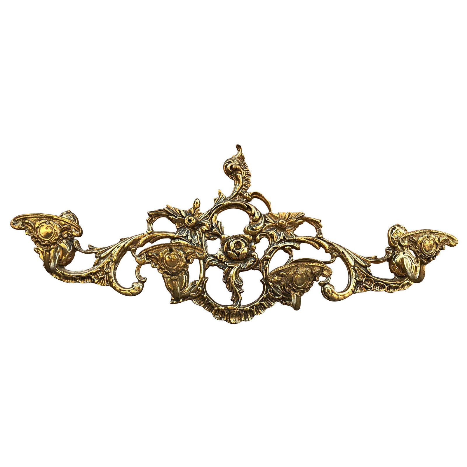 20th Century French Bronze Wall-Mounted Coat Rack - 6