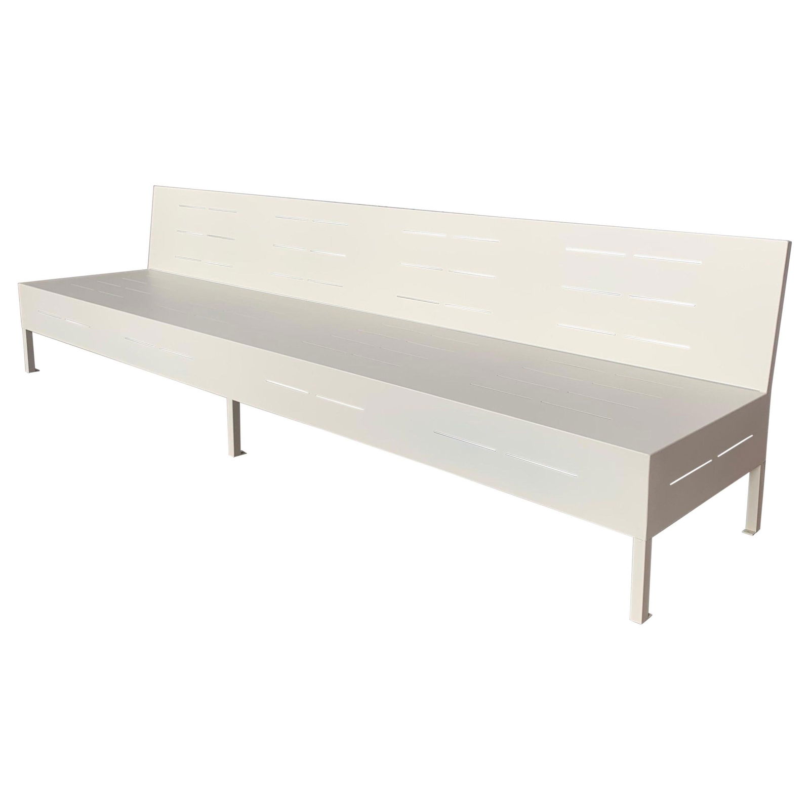 New Large Iron Hall Bench for Outdoor and Indoor with Epoxy Finished - 15