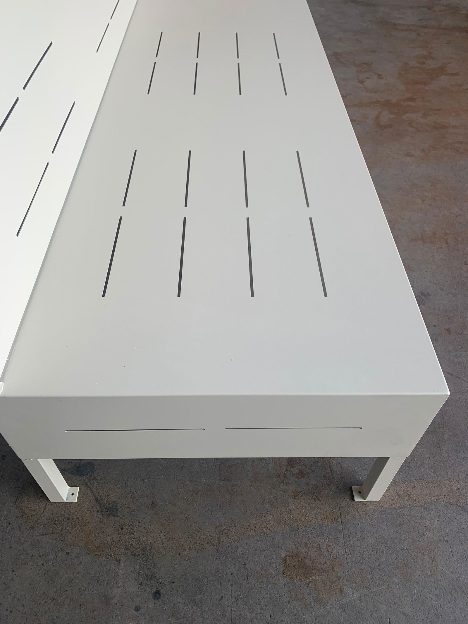 New Large Iron Hall Bench for Outdoor and Indoor with Epoxy Finished - 2