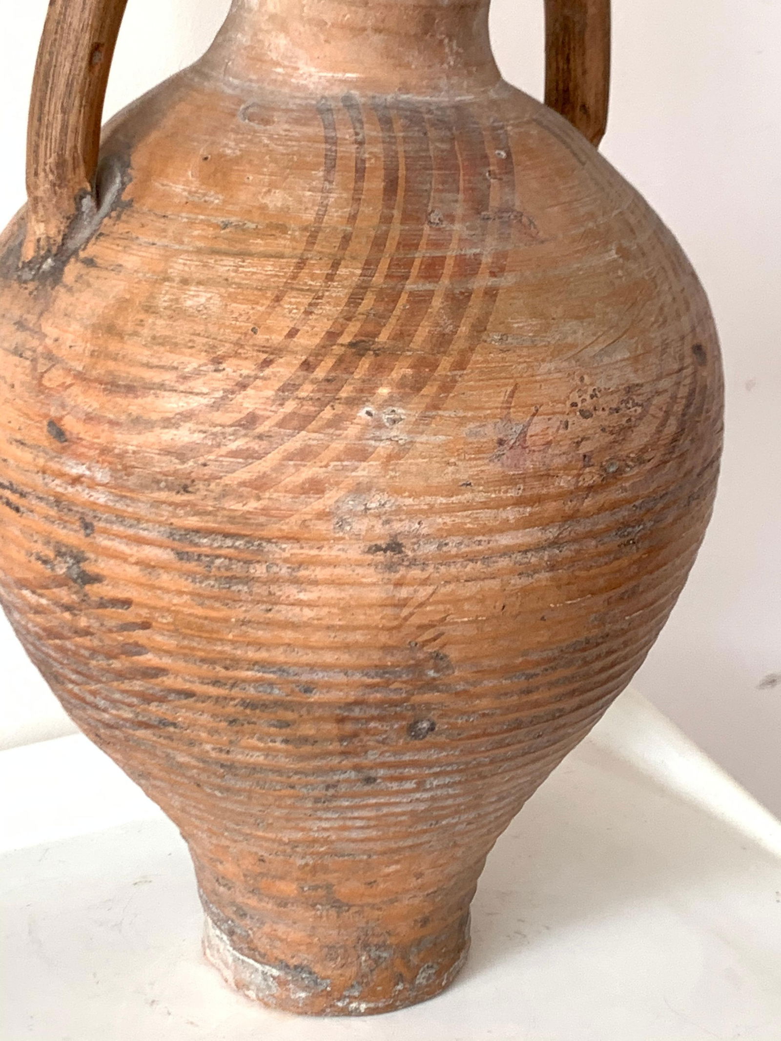 19h Century Picher "Cantaro" from Calanda, Spain, Terracotta Vase - 6