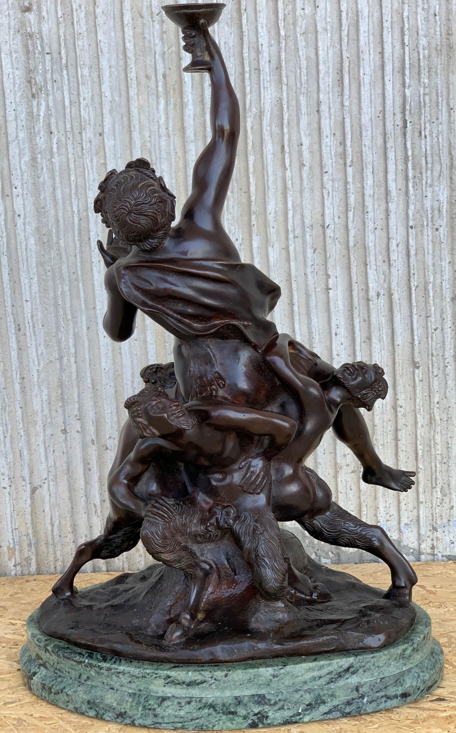 Early 20th Century Cast Bronze Statue of a Cherub Angel Signed by Ferdinando de Luca, Italy - 18