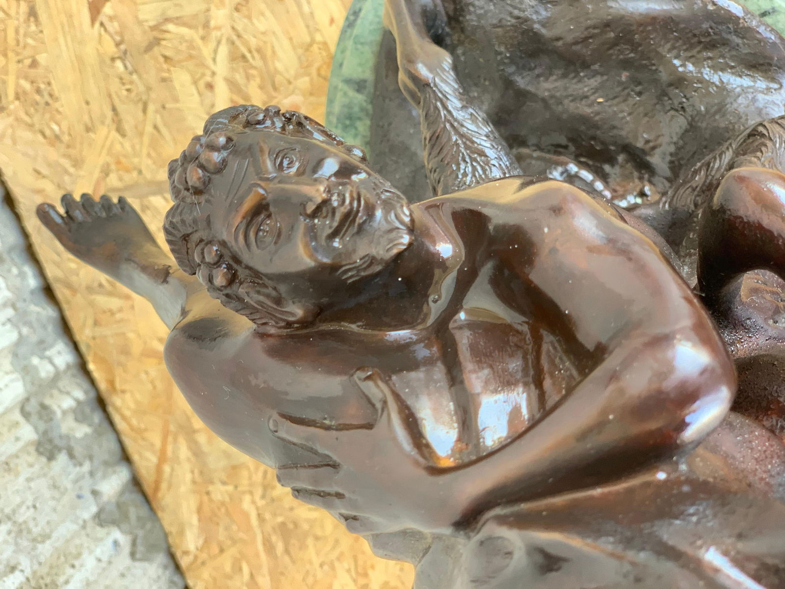 Early 20th Century Cast Bronze Statue of a Cherub Angel Signed by Ferdinando de Luca, Italy - 6