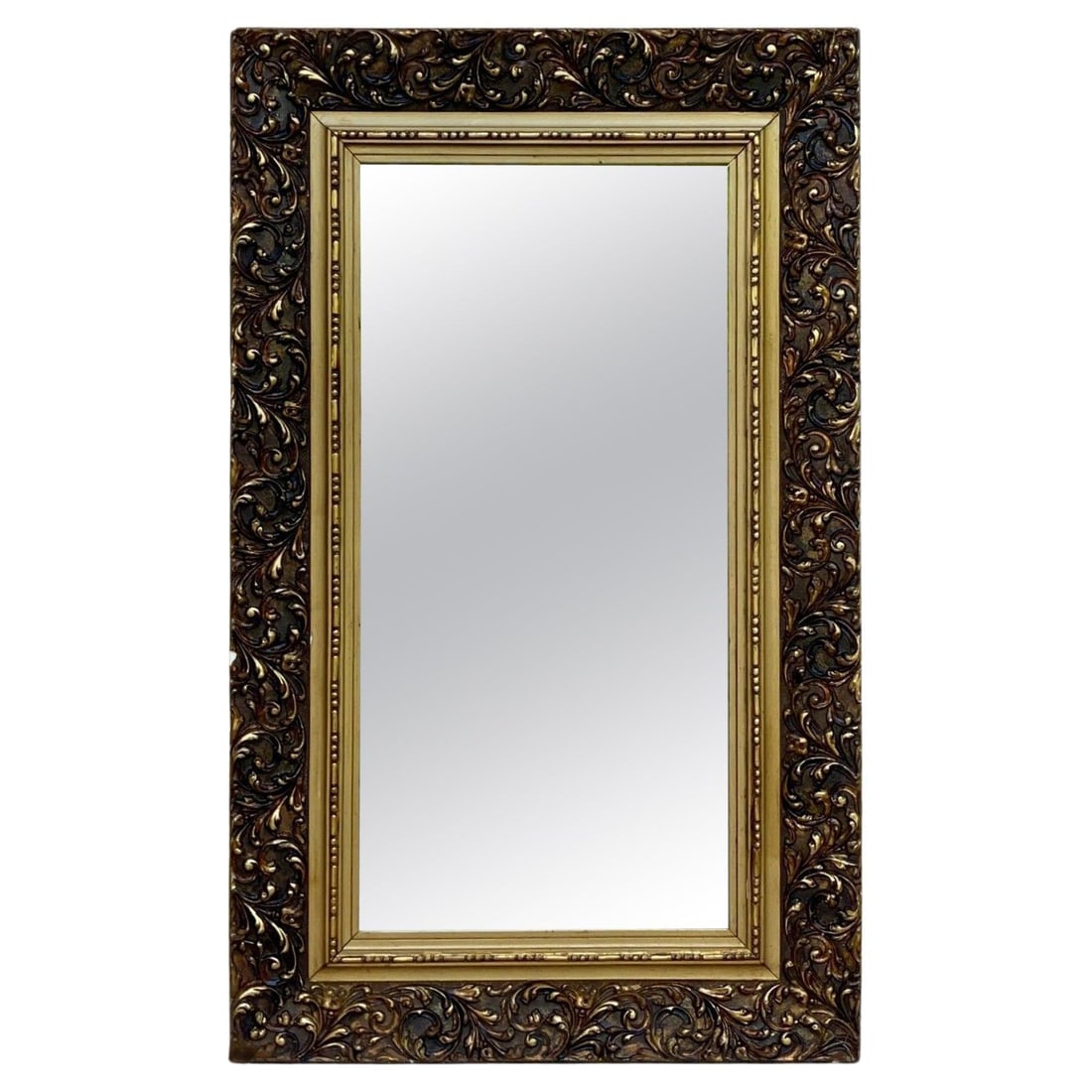 Vintage French Mirror with Gold Frame - 15